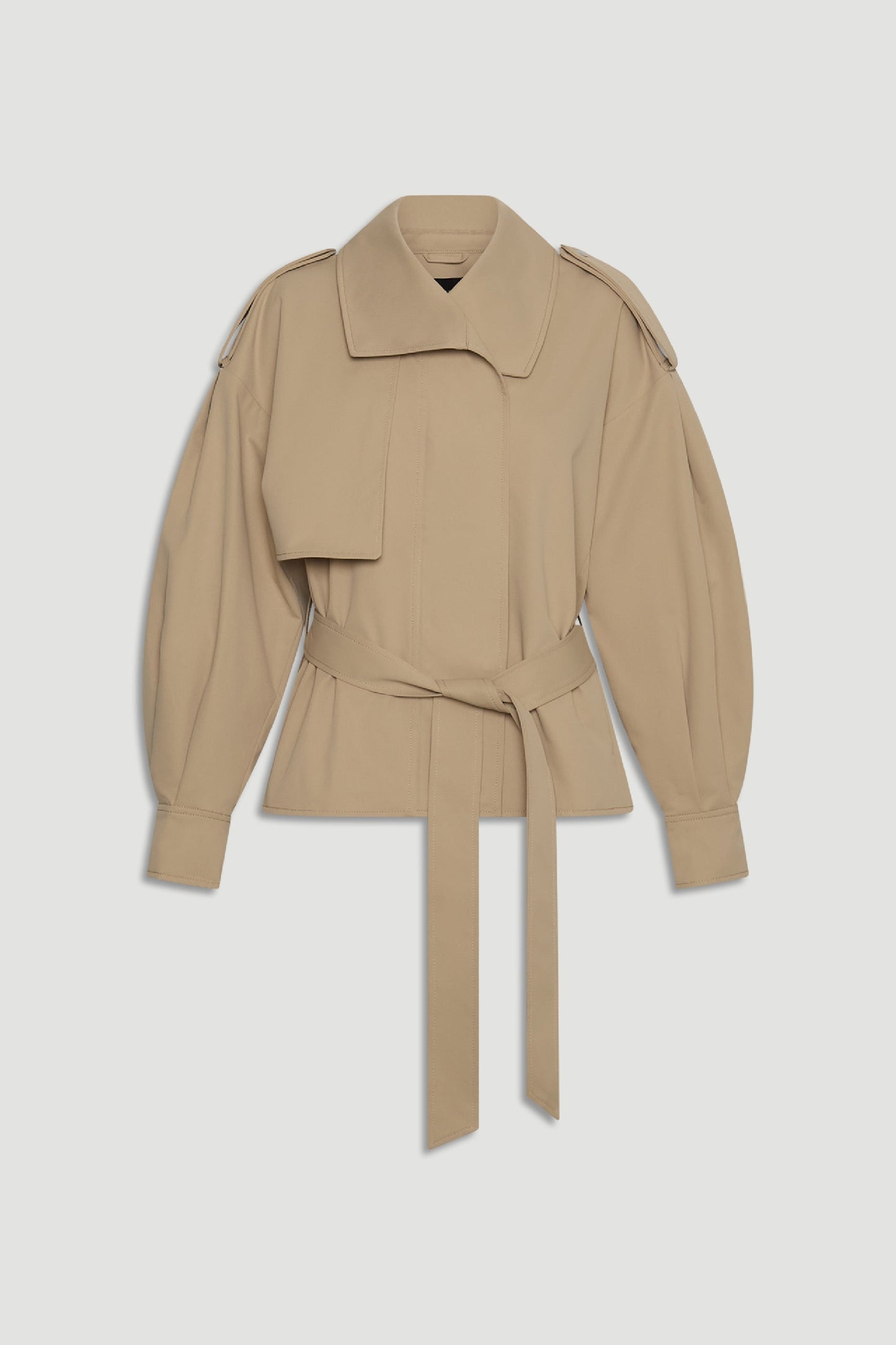 Lila Cropped Trench