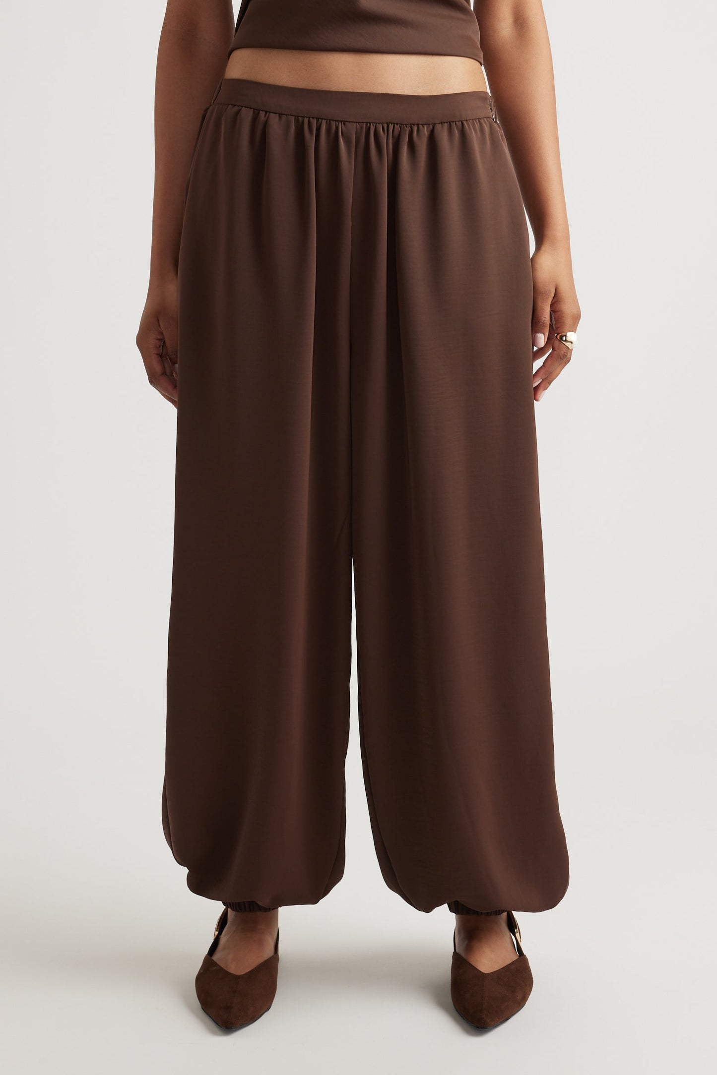 Holly Satin Balloon Pant