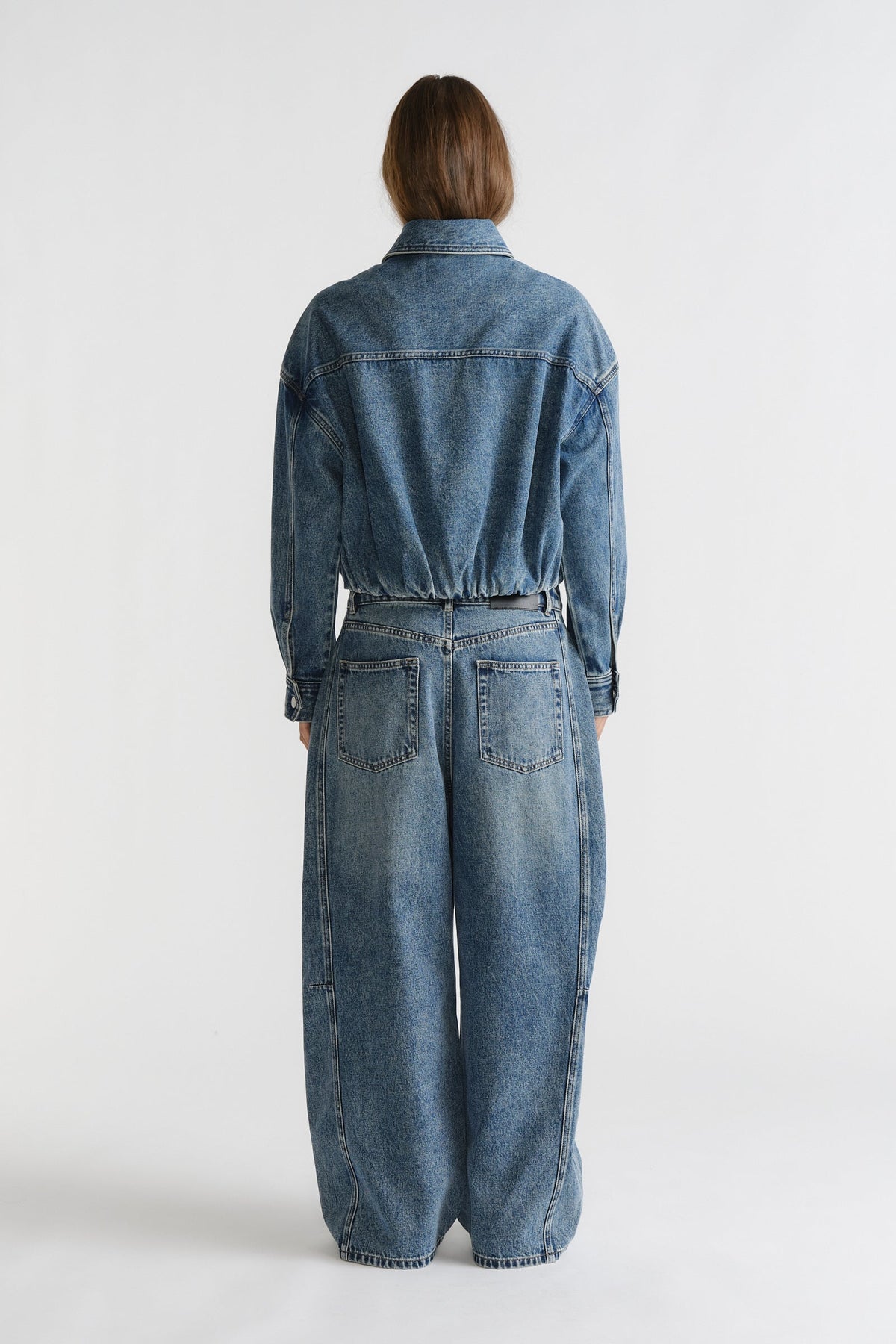 D-Luxe High Rise Barrel Jeans