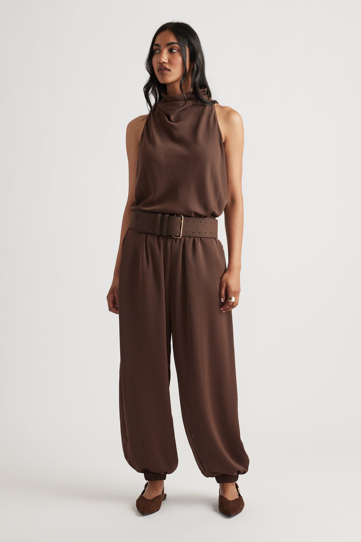 Holly Satin Balloon Pant