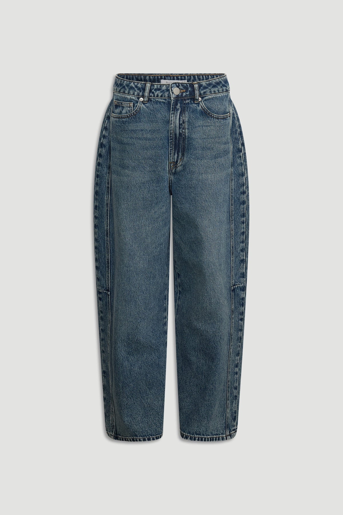 D-Luxe High Rise Barrel Jeans