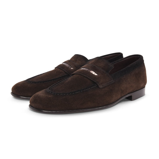 Suede Glove Loafers