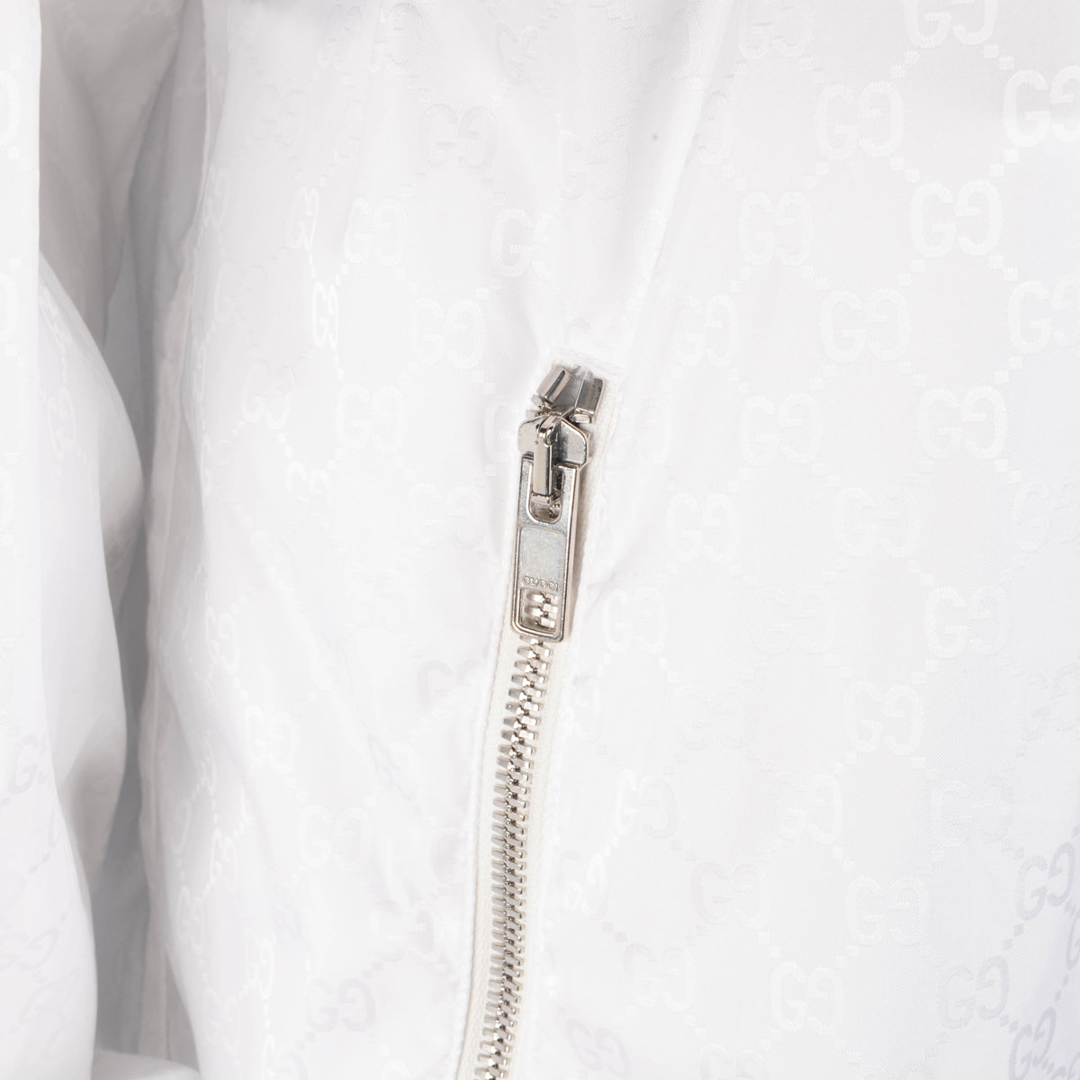 Nylon GG Jacquard Windbreaker Jacket