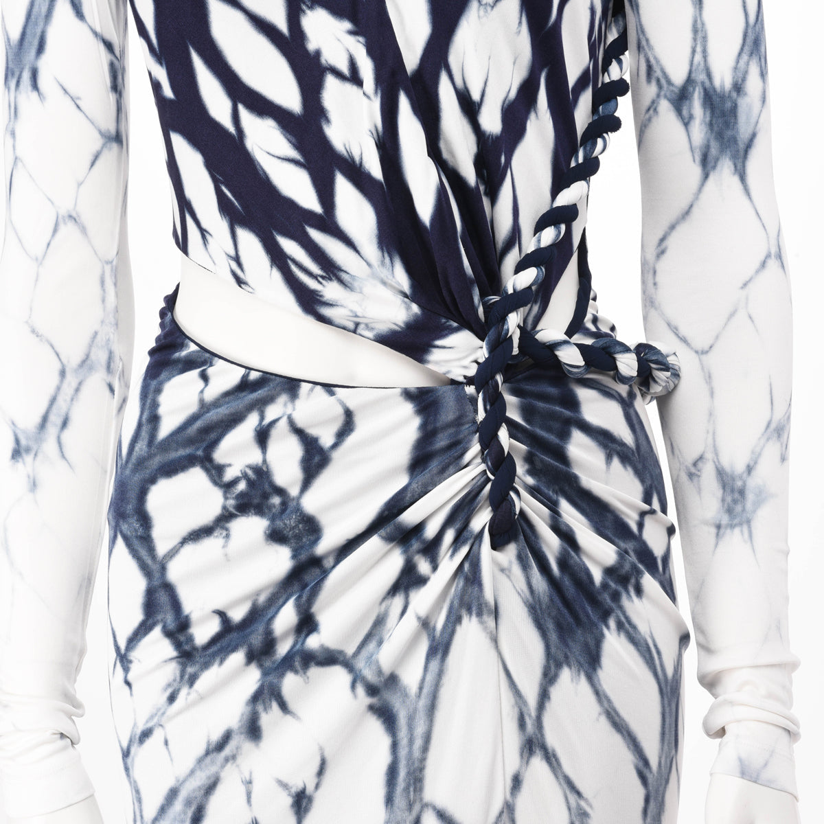 Shibori Longsleeve Rope Dress AU