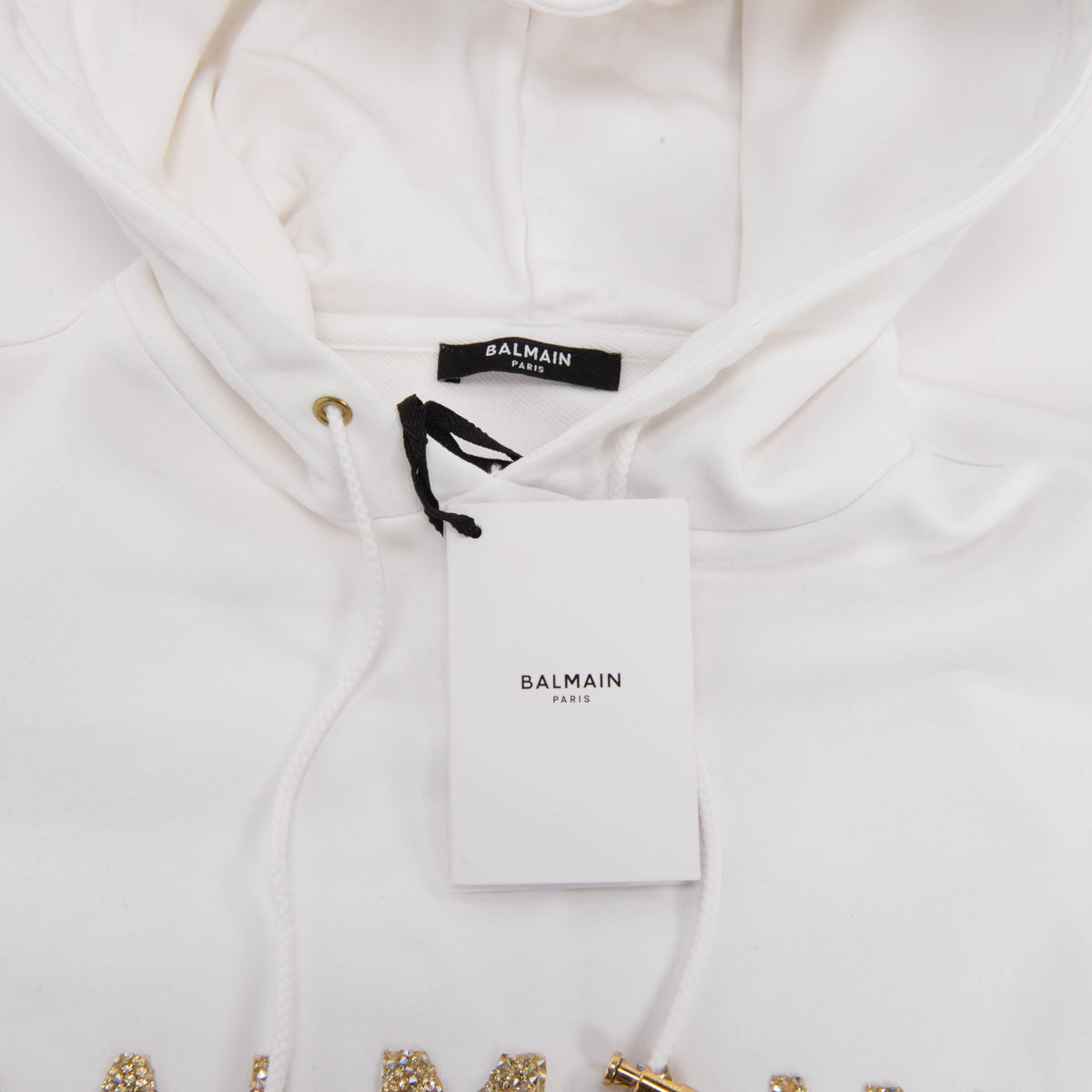 Cotton Logo Hooded Sweater