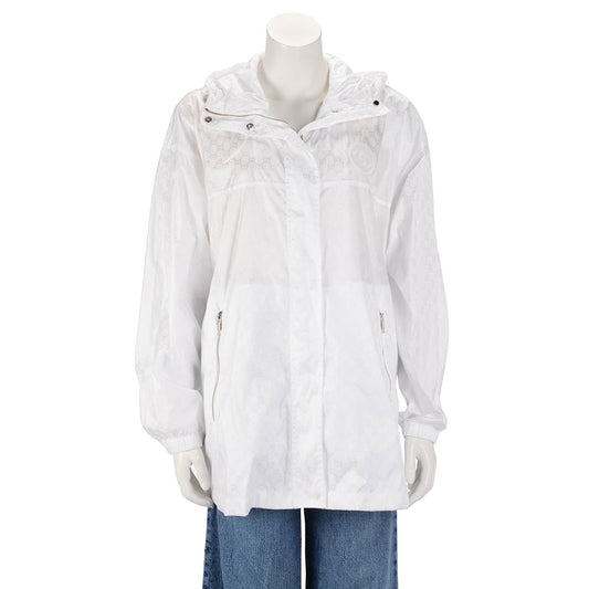 Nylon GG Jacquard Windbreaker Jacket
