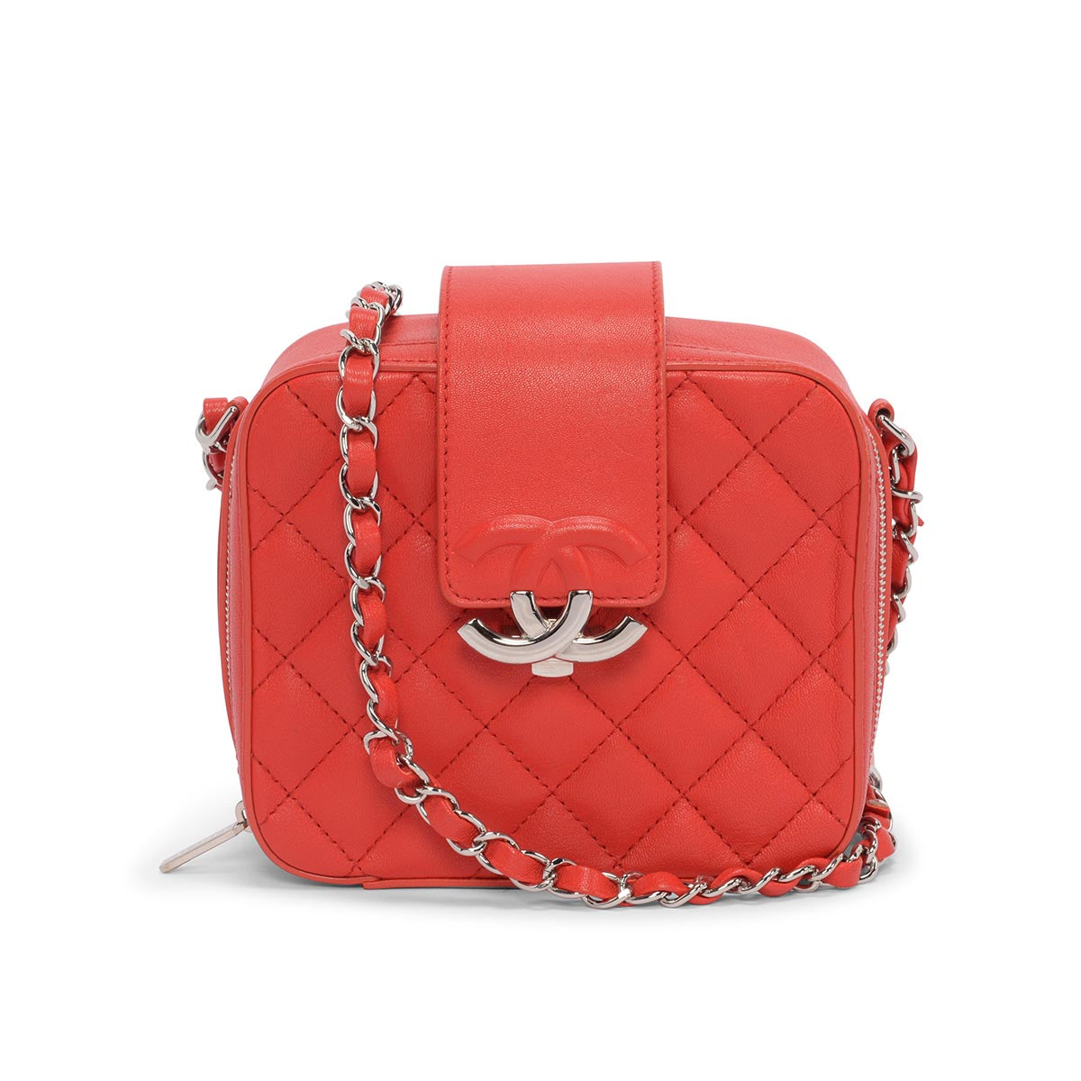 Quilted Leather CC Box Camera Bag
