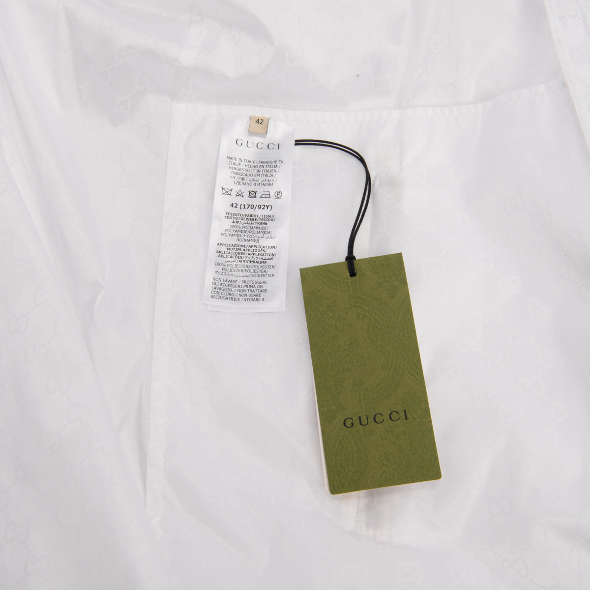 Nylon GG Jacquard Windbreaker Jacket