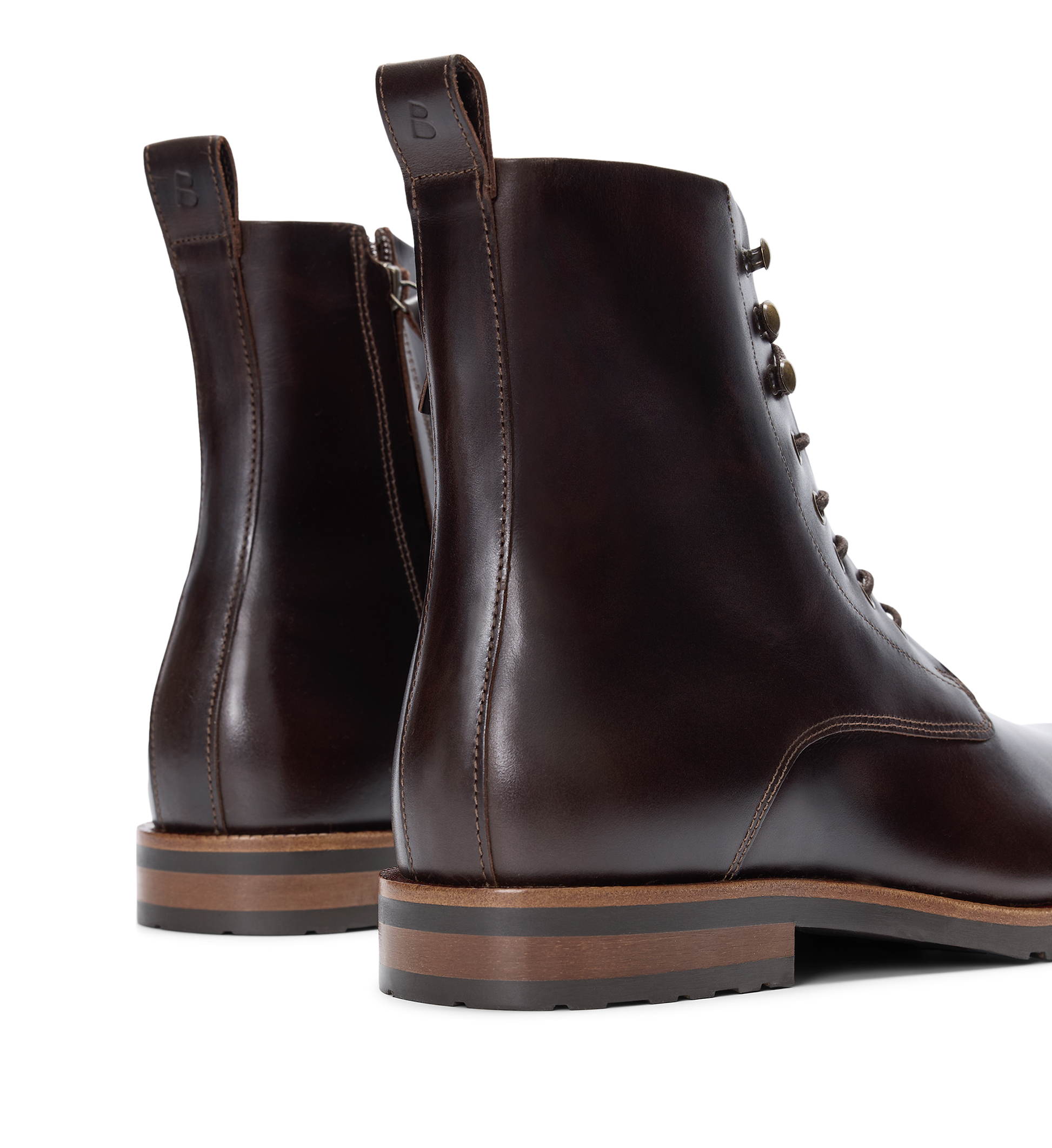 back of the bared footwear argon brown boots