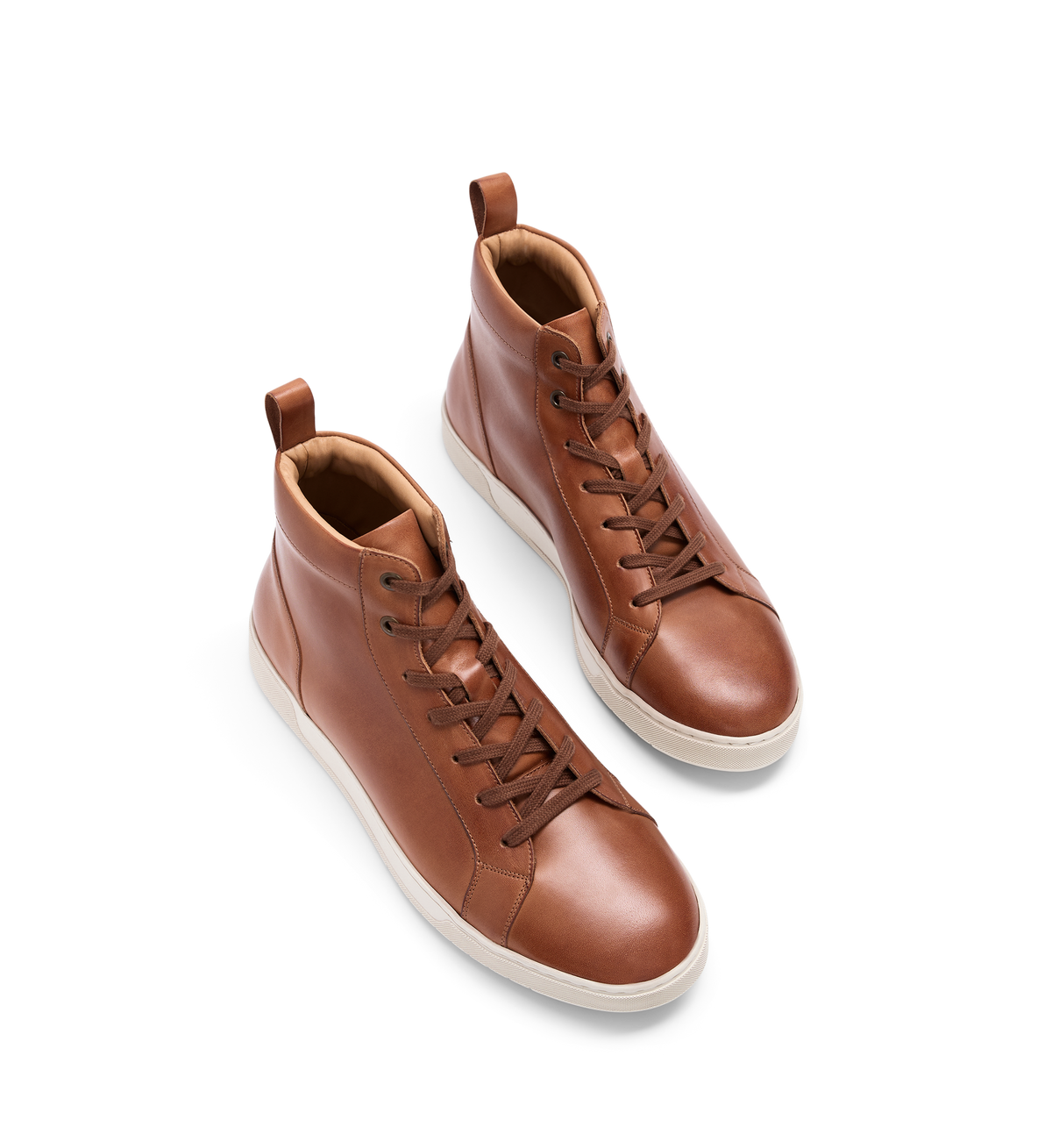Astatine Tan Leather Men's Sneakers