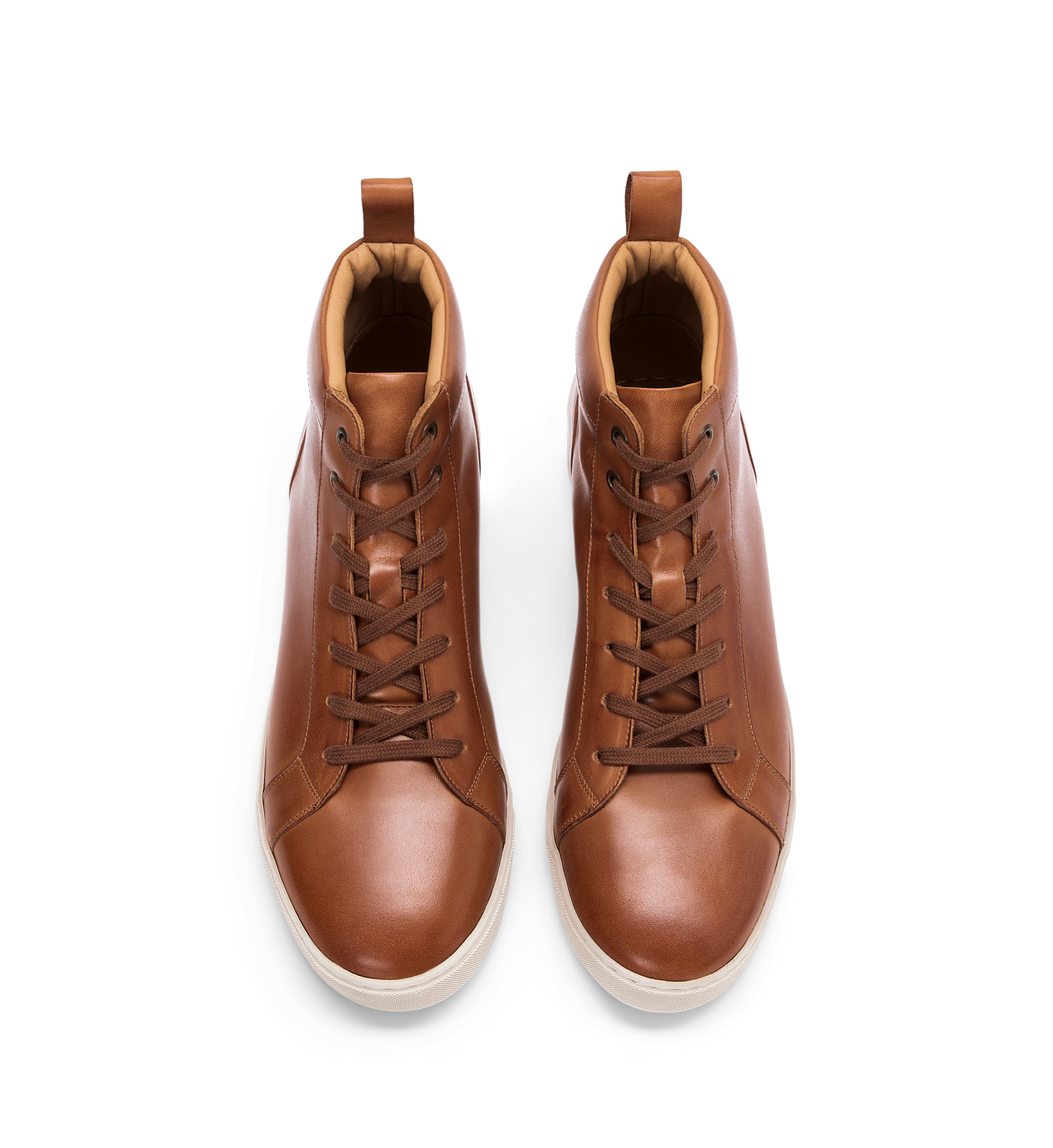 Astatine Tan Leather Men's Sneakers