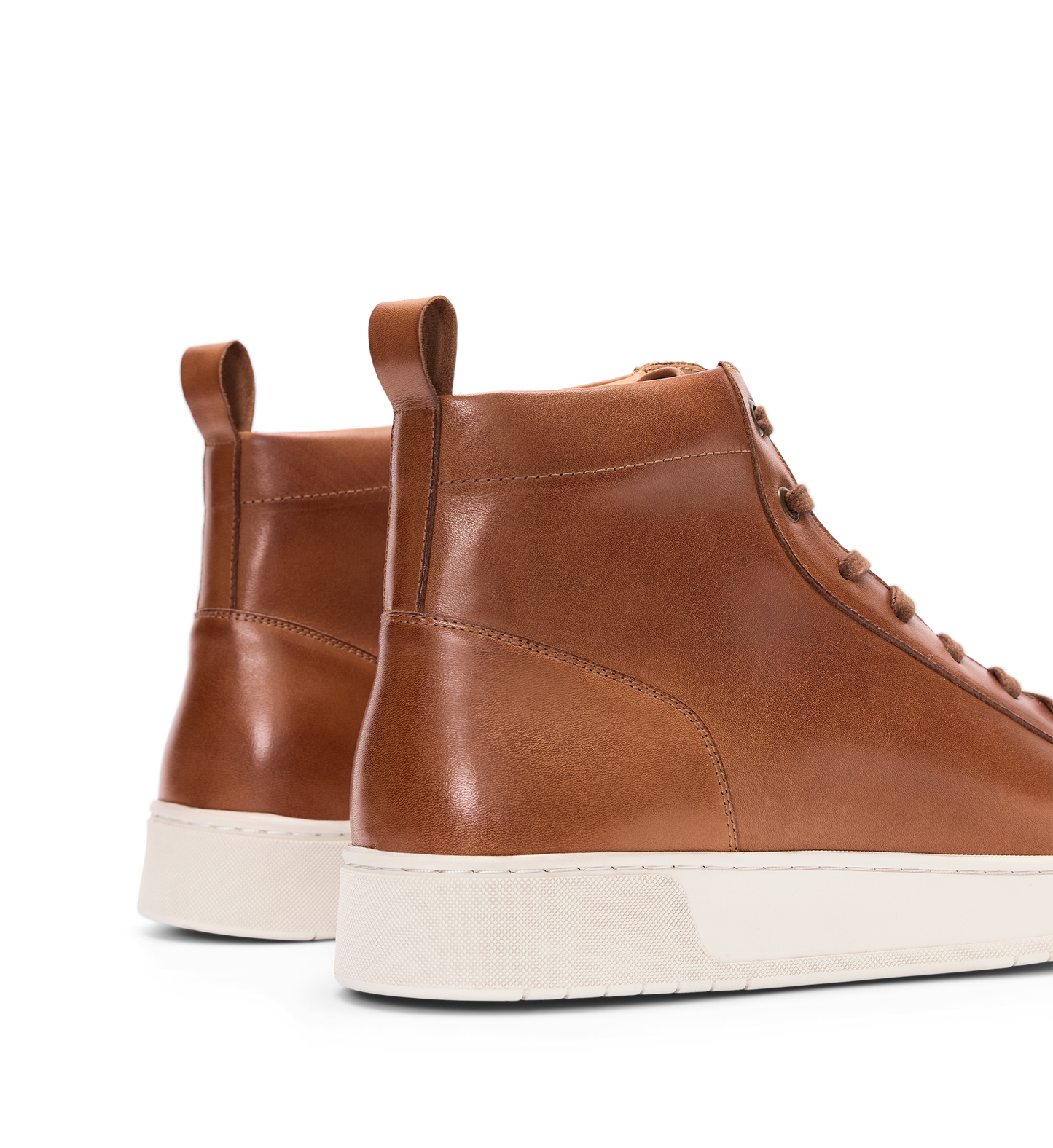 Astatine Tan Leather Men's Sneakers