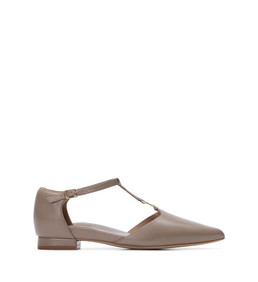 Avocet Donkey Leather & Hardware Flats