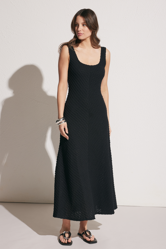 Arizona Textured Midi Dress