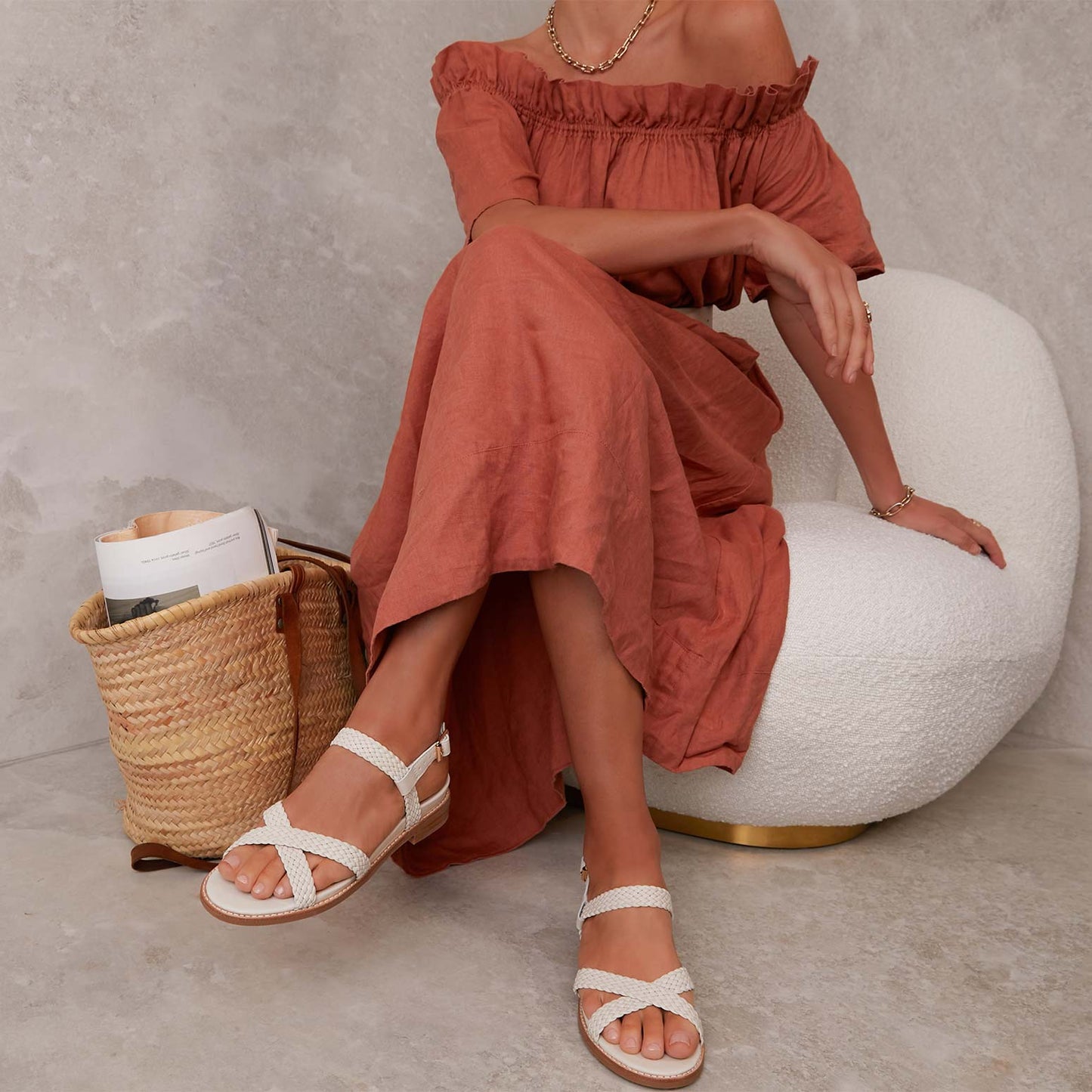 ecru sandals with dress women's ecru leather sandals comfortable women's sandals woven leather sandals