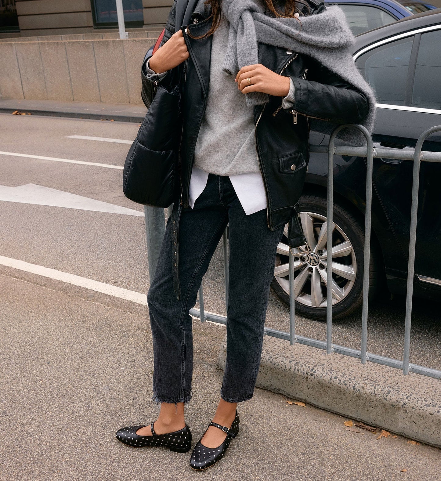 Whydah Leather Ballet Flats