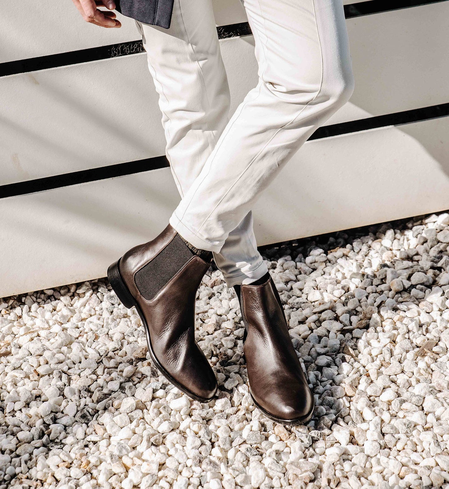 Thallium Rubber Sole Leather Boots