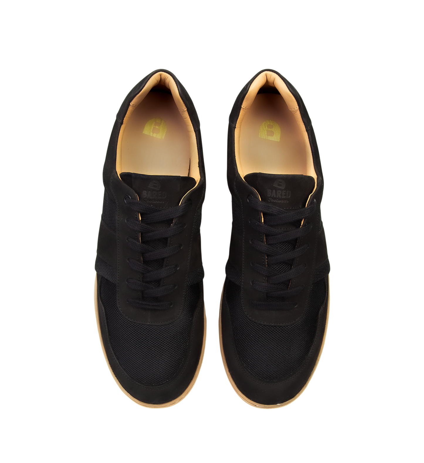 Caesium Black Nubuck & Mesh Sneakers