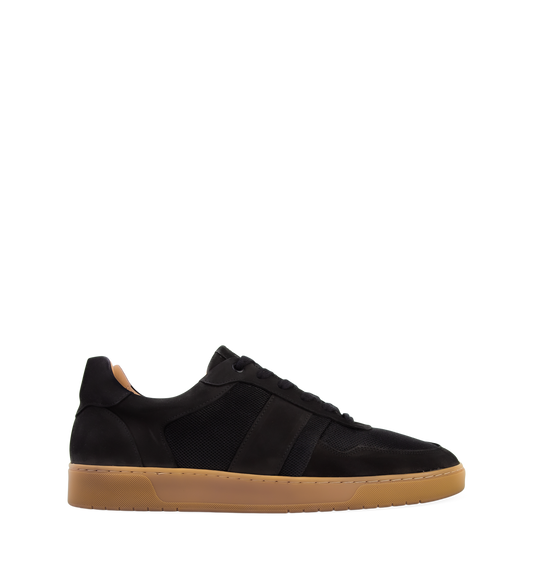 Caesium Black Nubuck & Mesh Sneakers