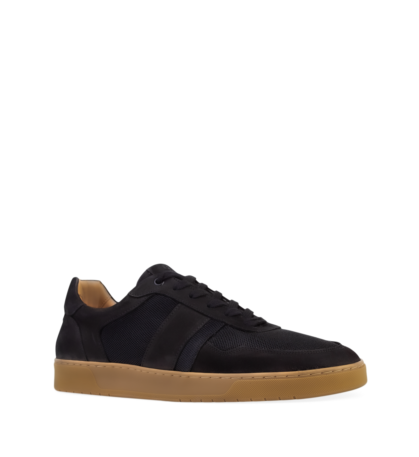 Caesium Black Nubuck & Mesh Sneakers