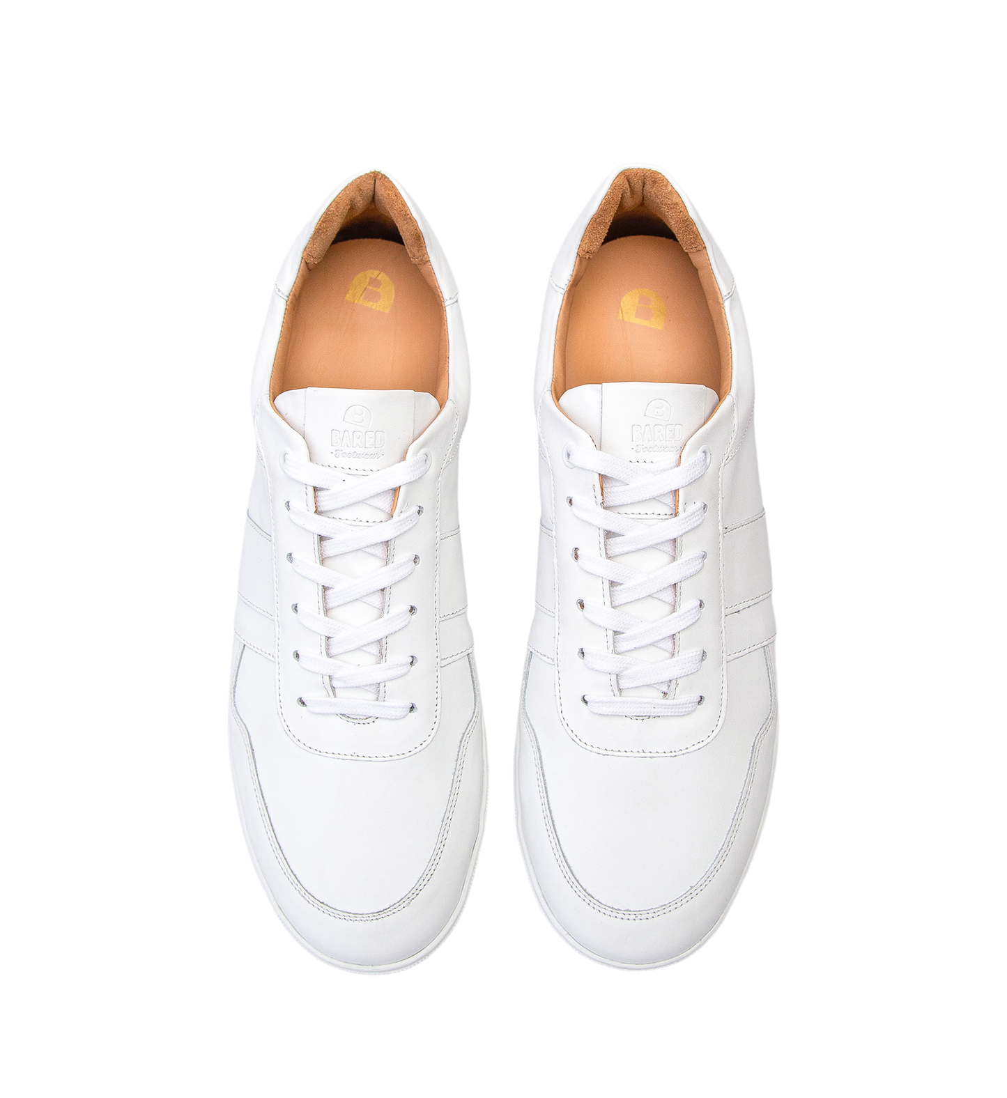 pair of mens white sneakers 