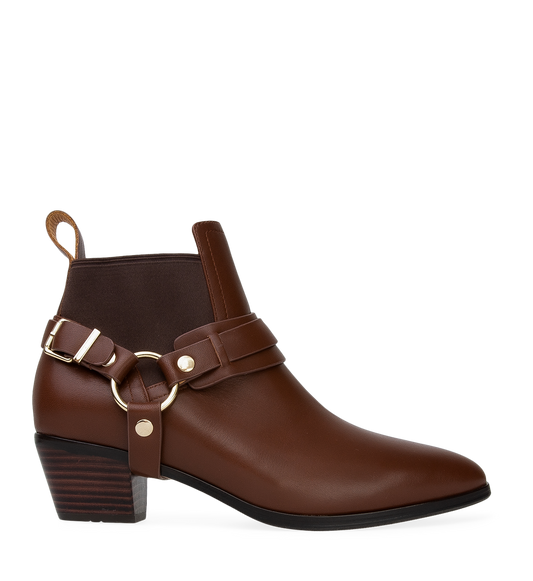 Cuckoo Redwood Leather Ankle Boots