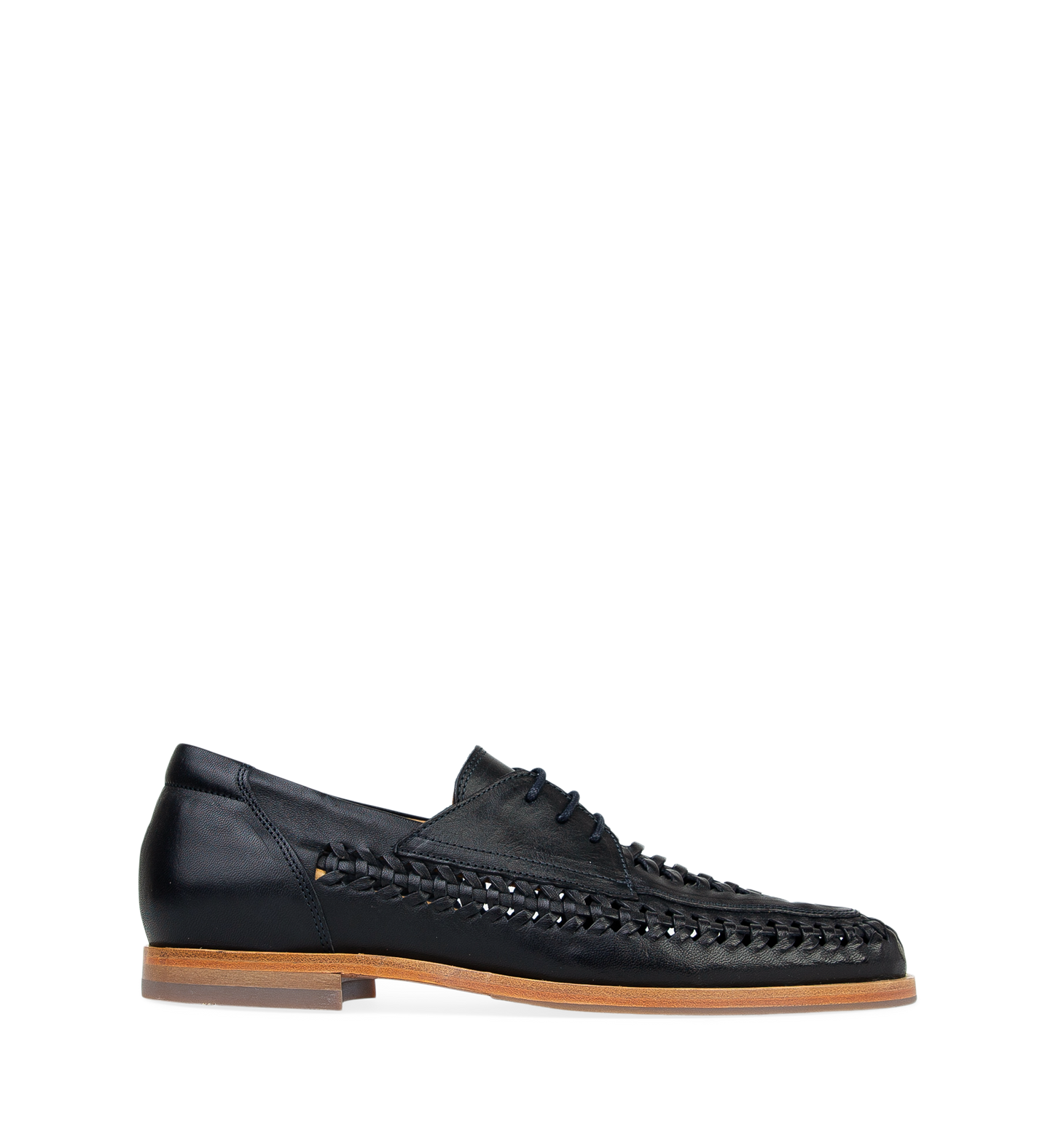 Curium Navy Leather Boat Shoes