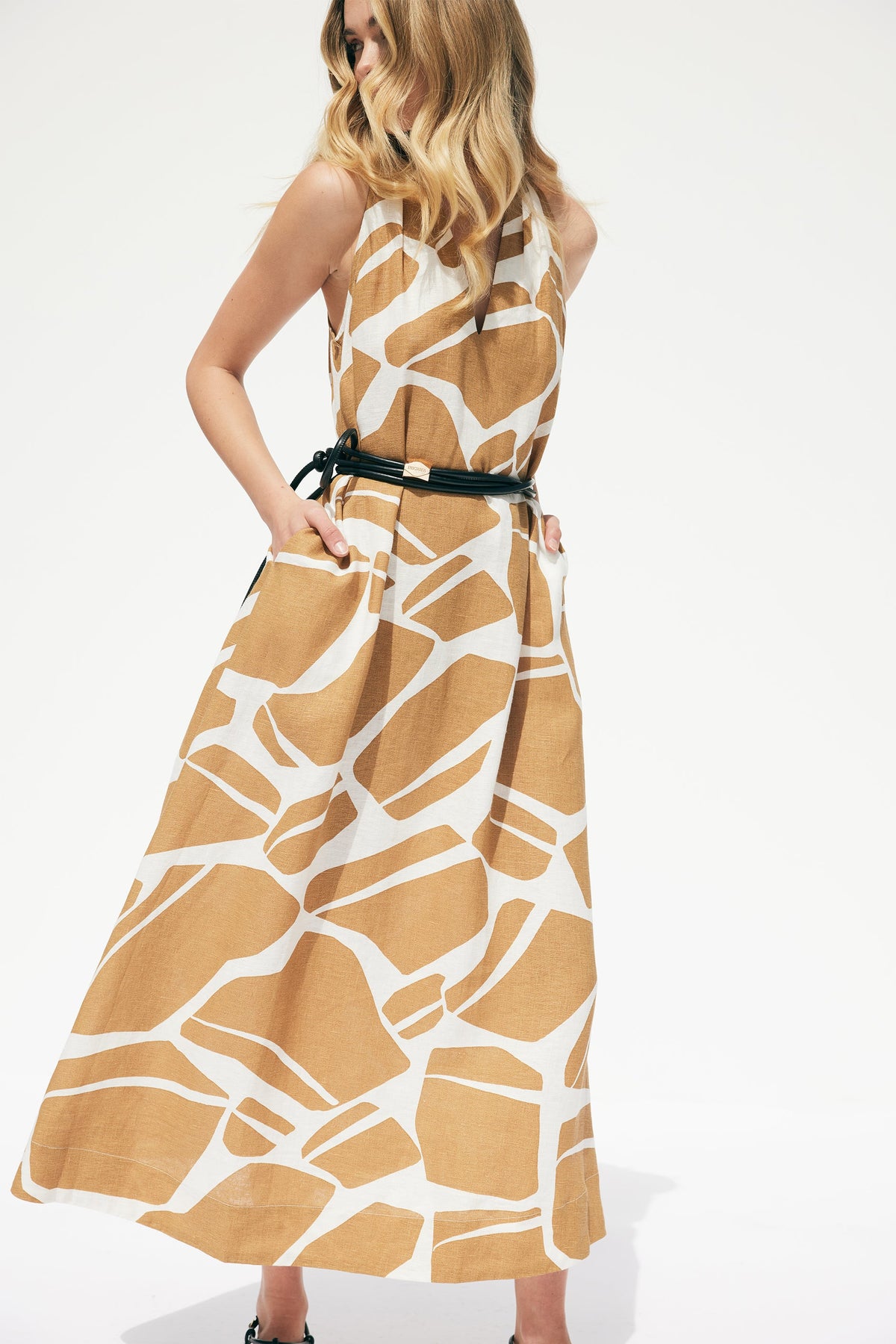 Diana Linen Midi Dress