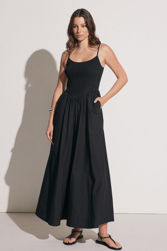 Pippa Shirred Maxi Dress