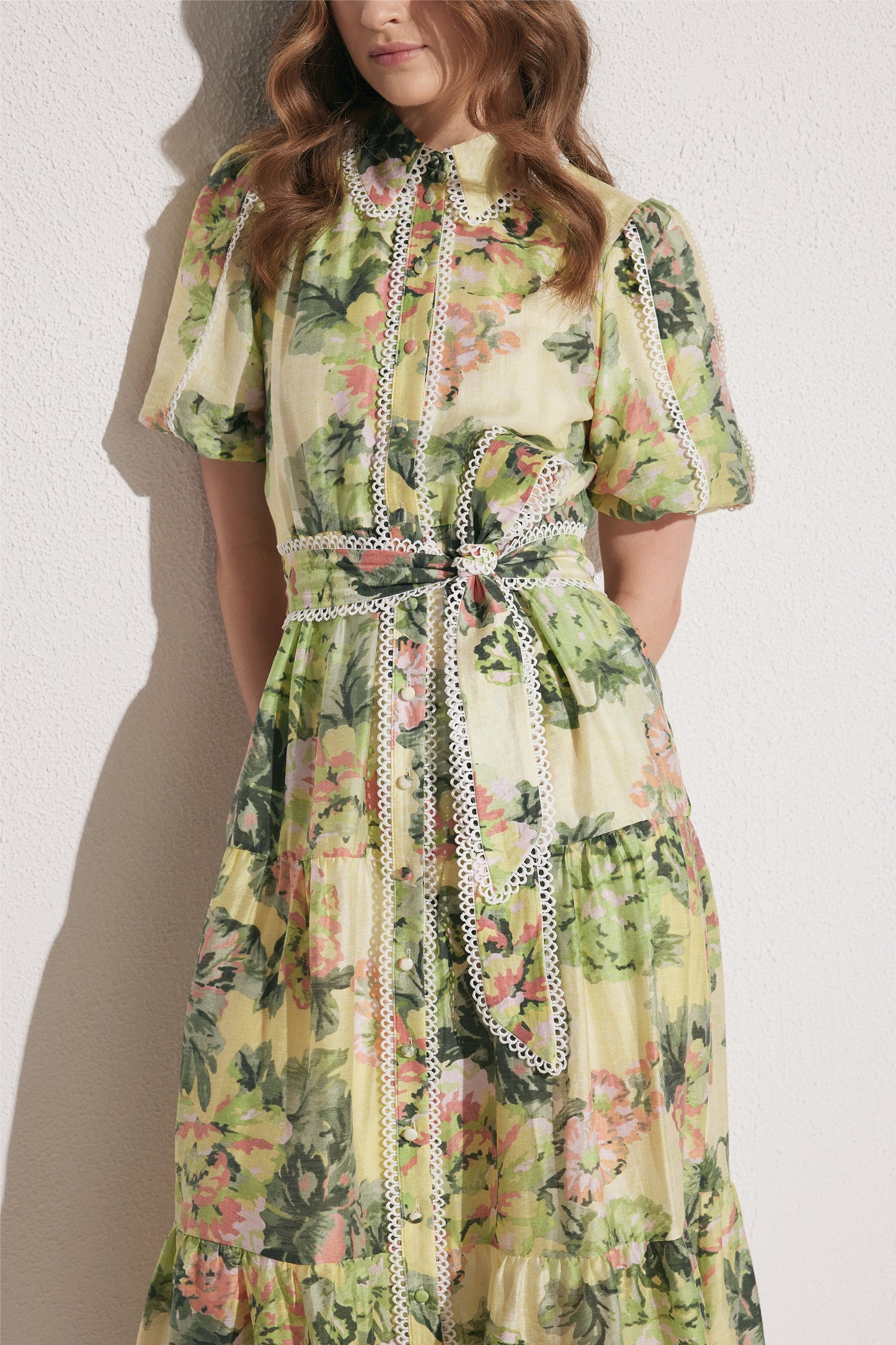 Liana Trim Detail Shirt Dress
