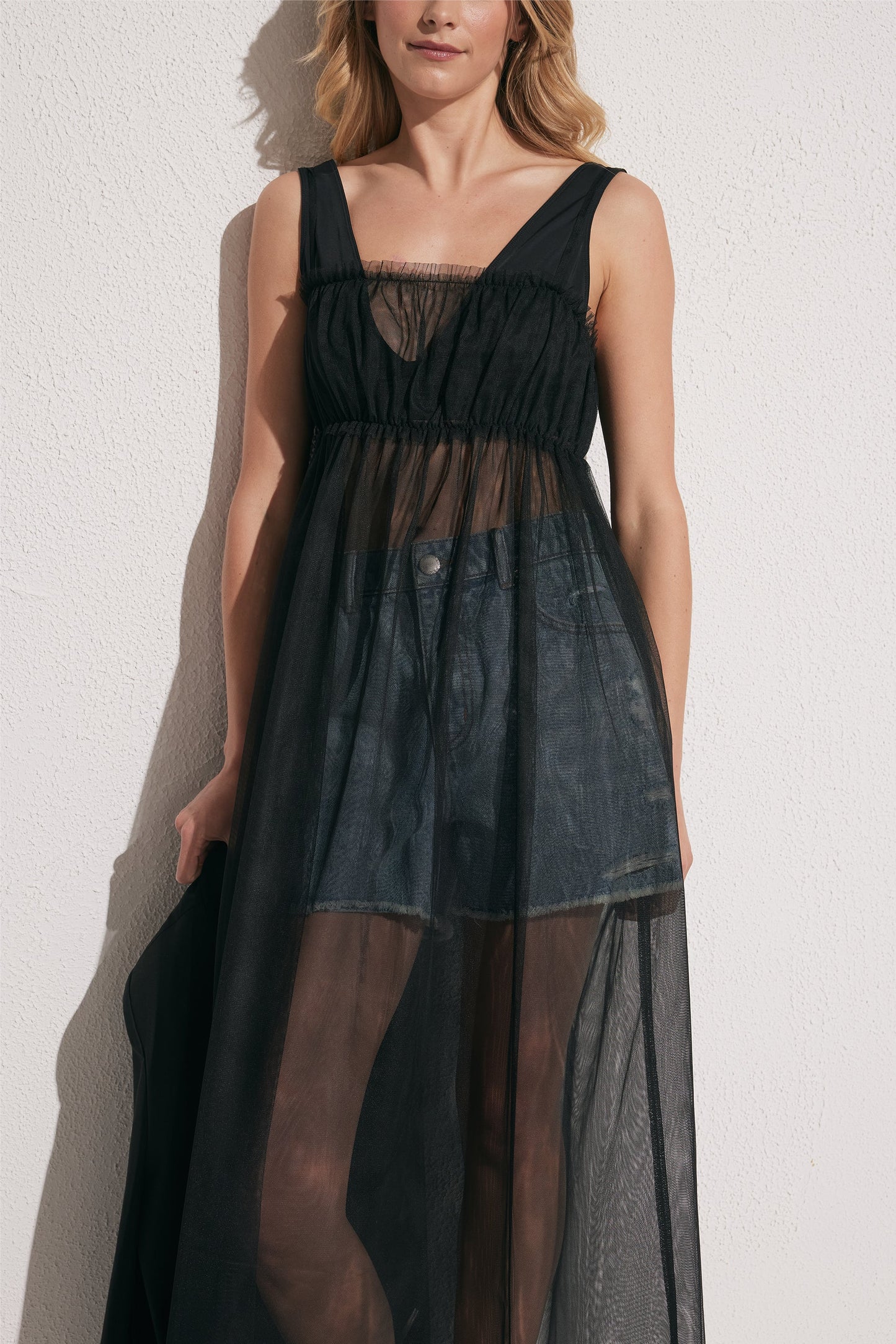 Emma Tulle Midi Dress