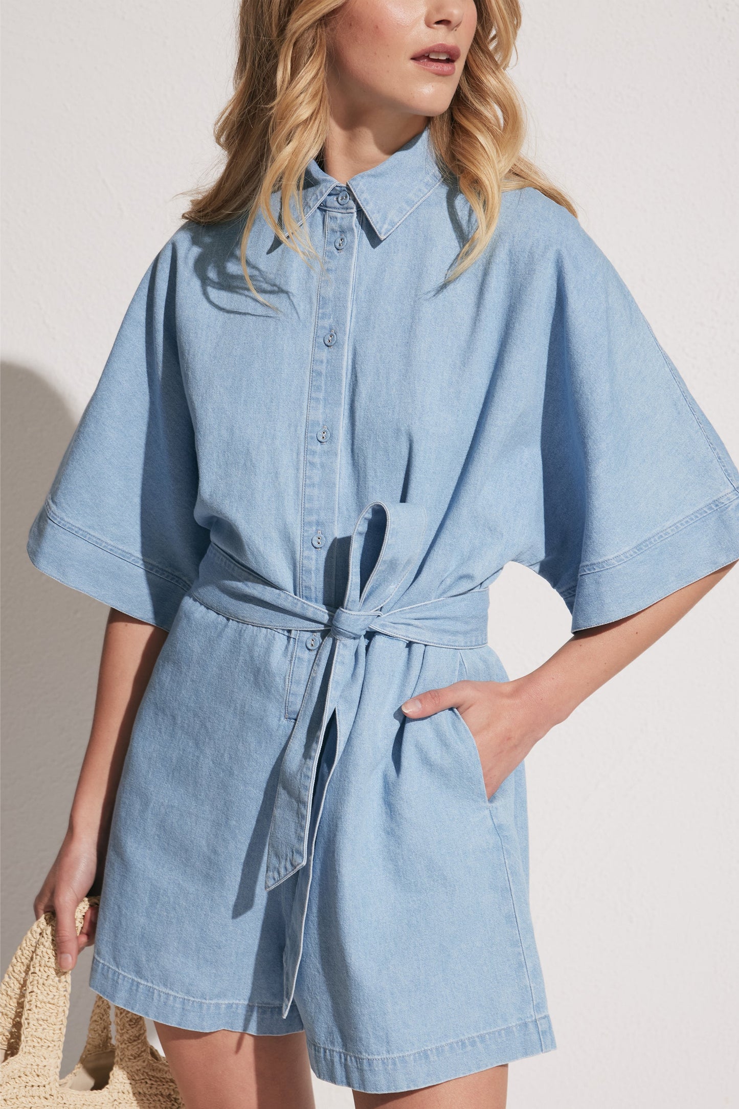 Isobel Denim Playsuit