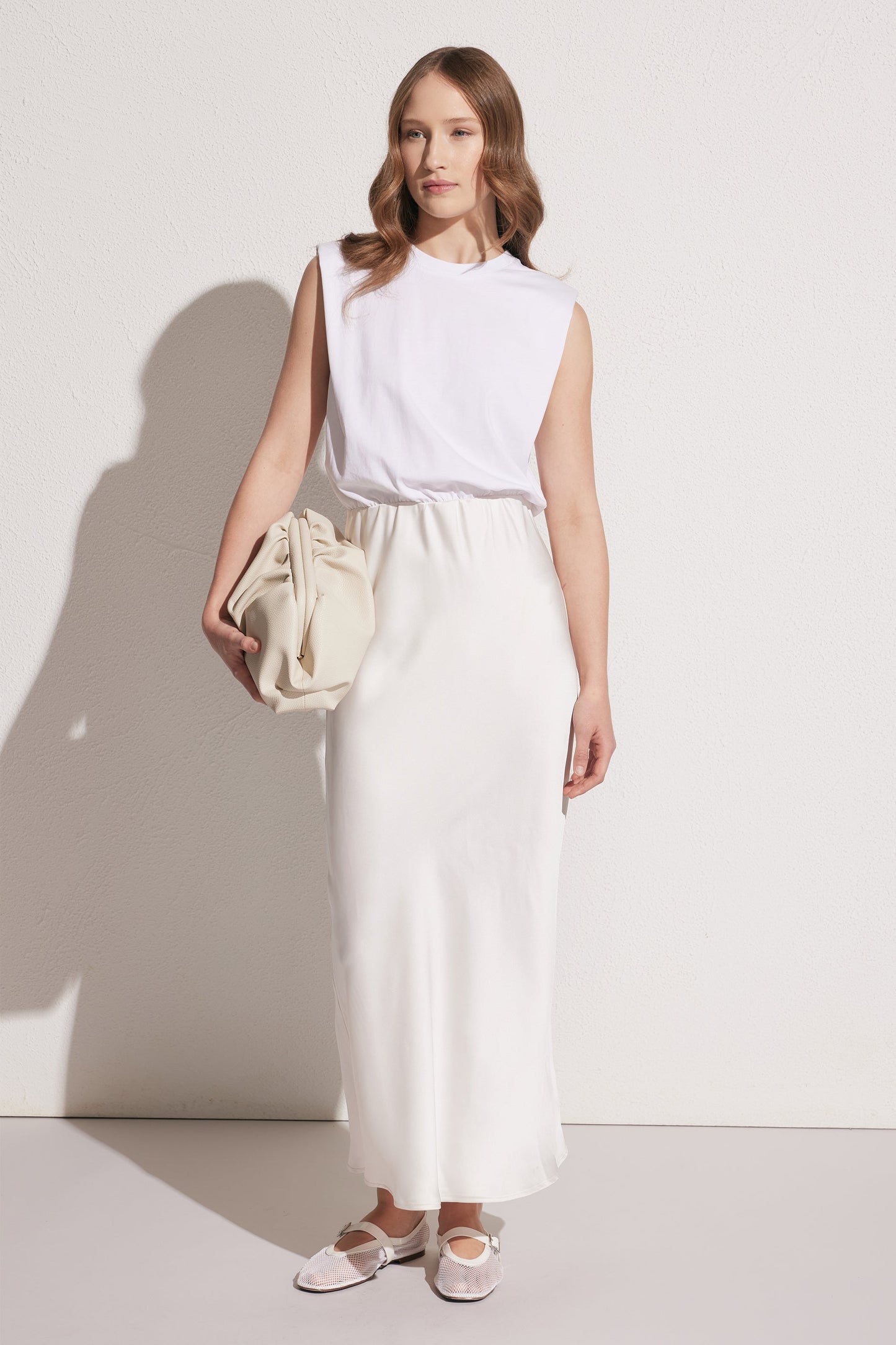 Kai Spliced Satin Dress