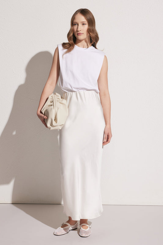 Kai Spliced Satin Dress
