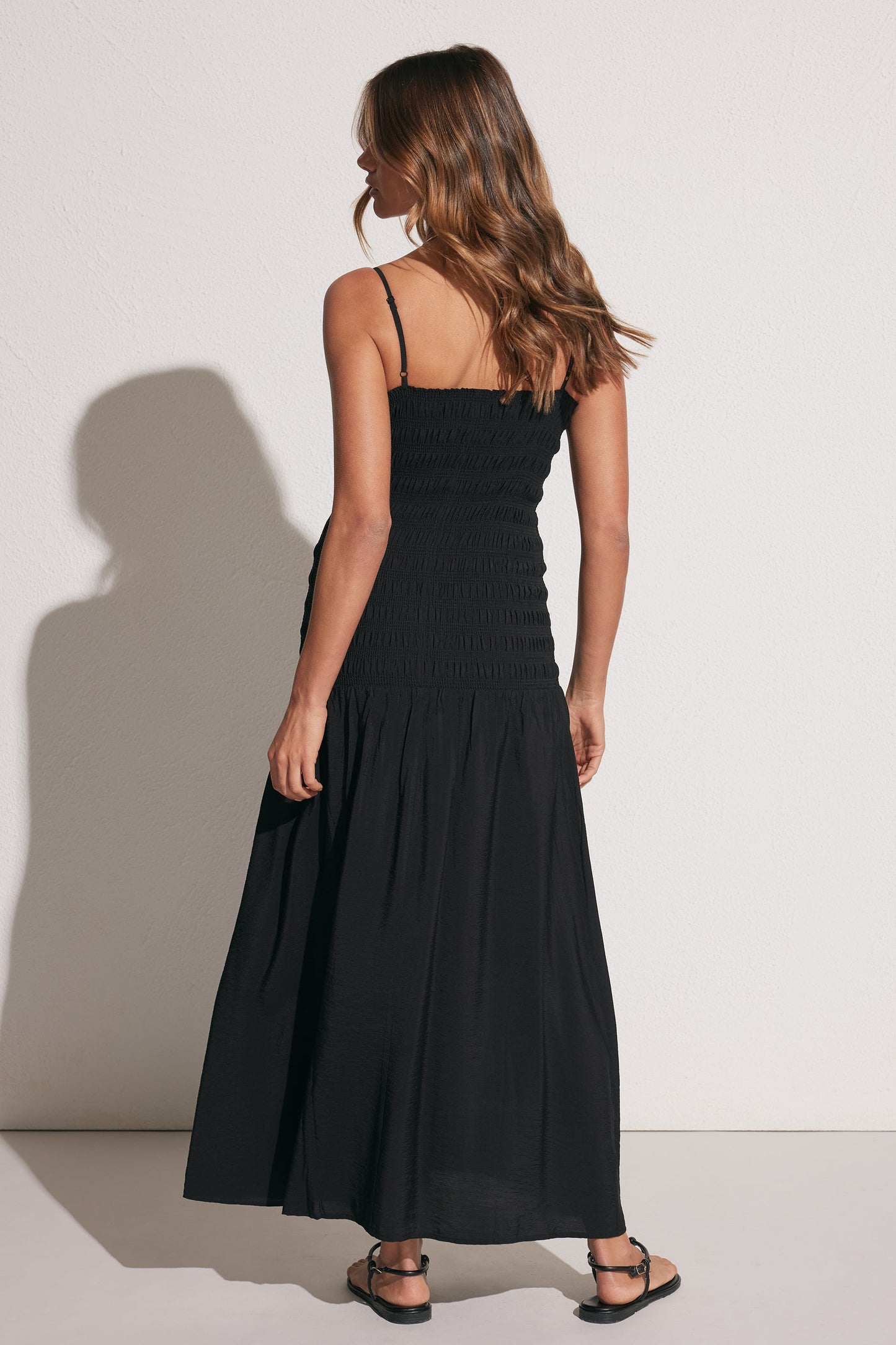 Isabelle Shirred Maxi Dress