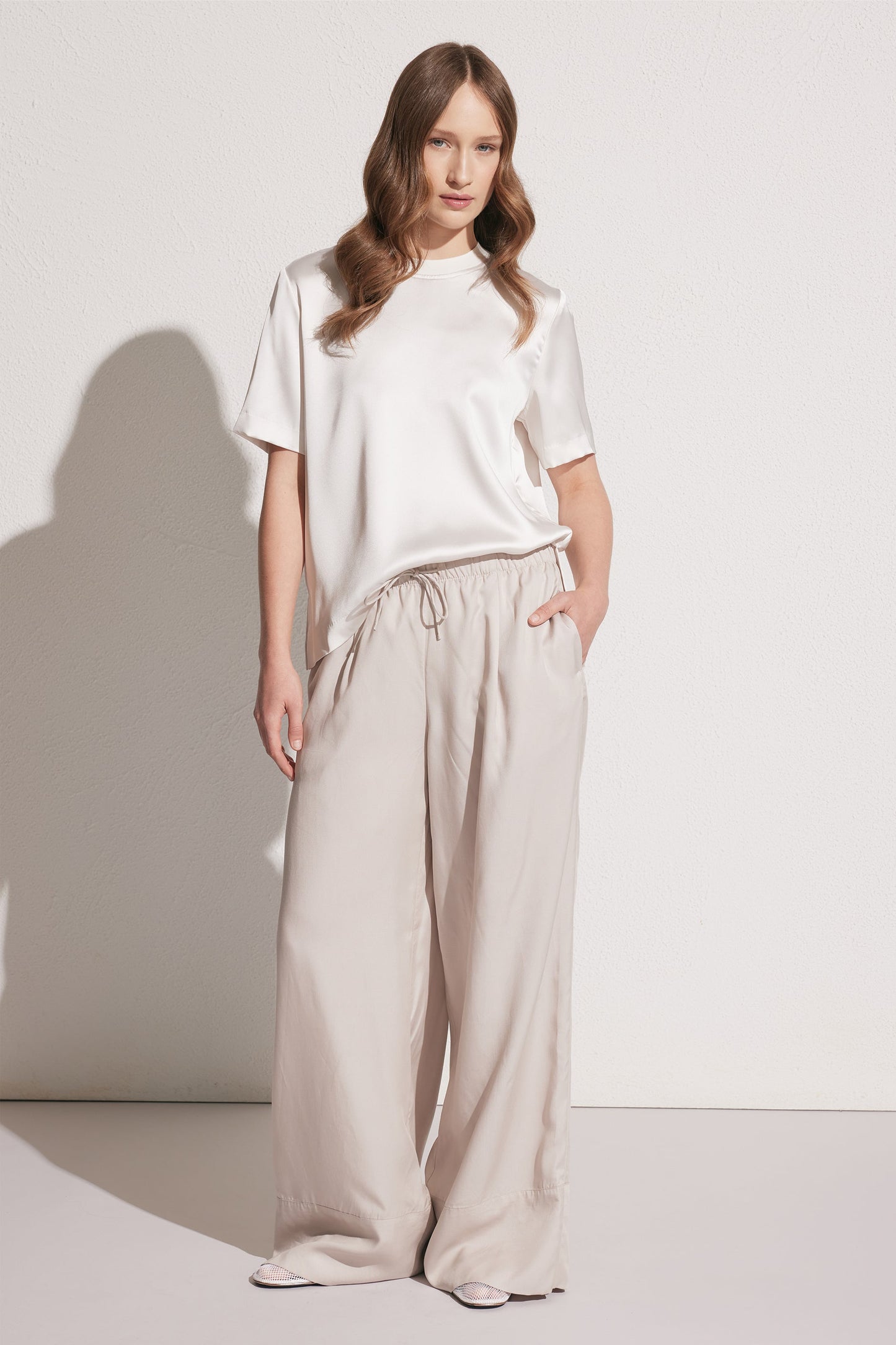 Phoebe Satin Tee