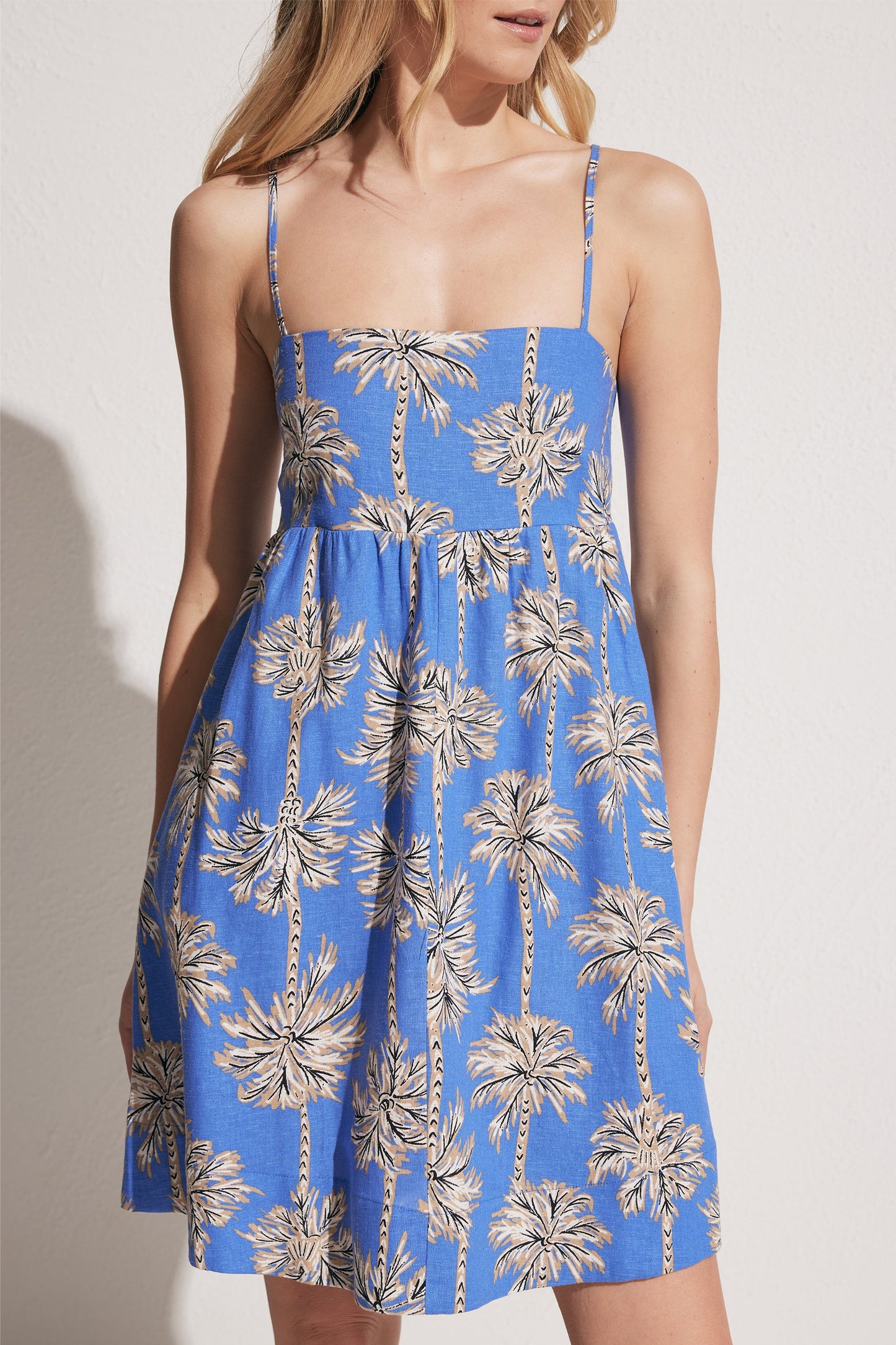 Leah Gathered Mini Dress