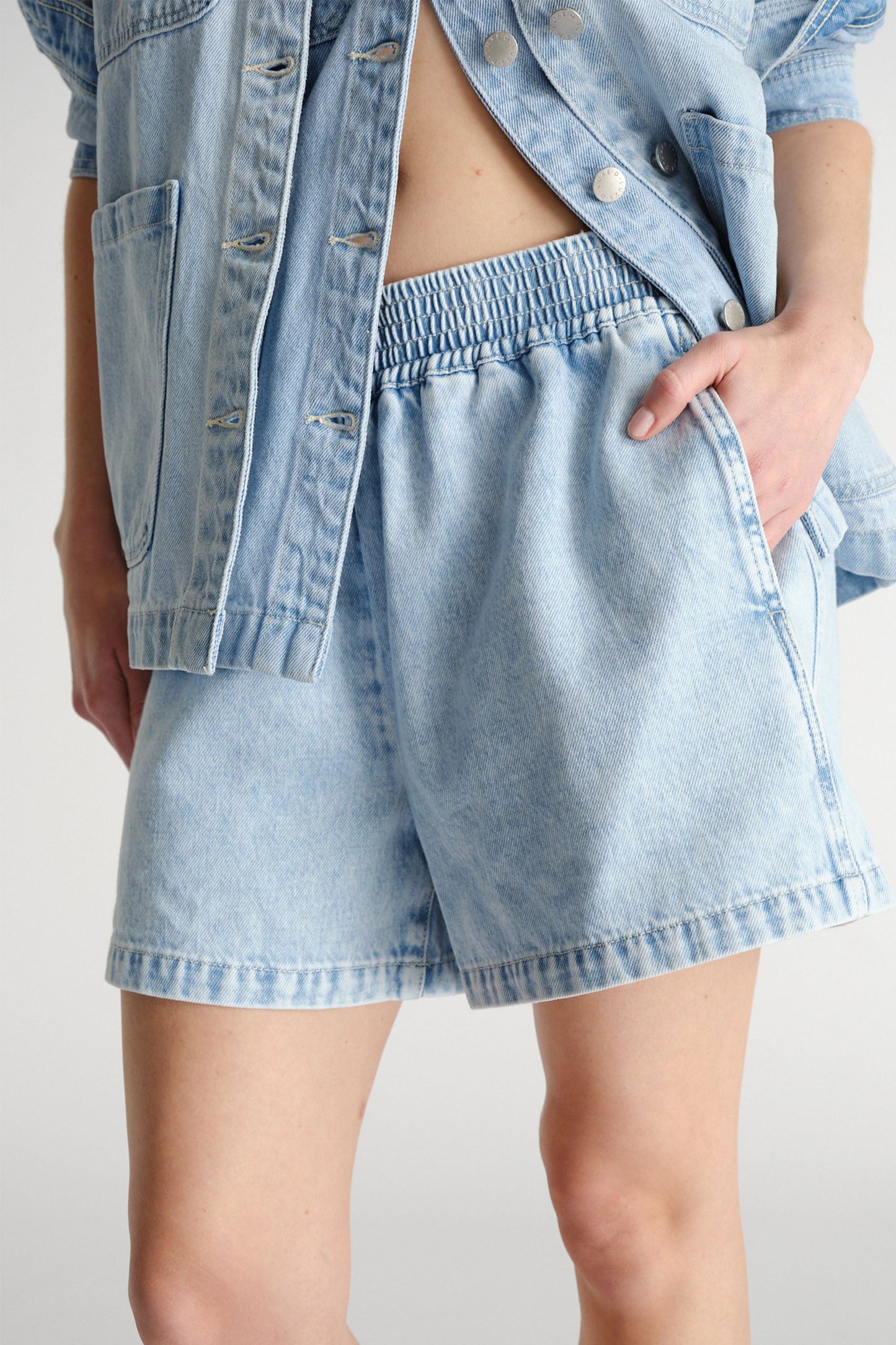 D-Luxe Denim Pull On Short