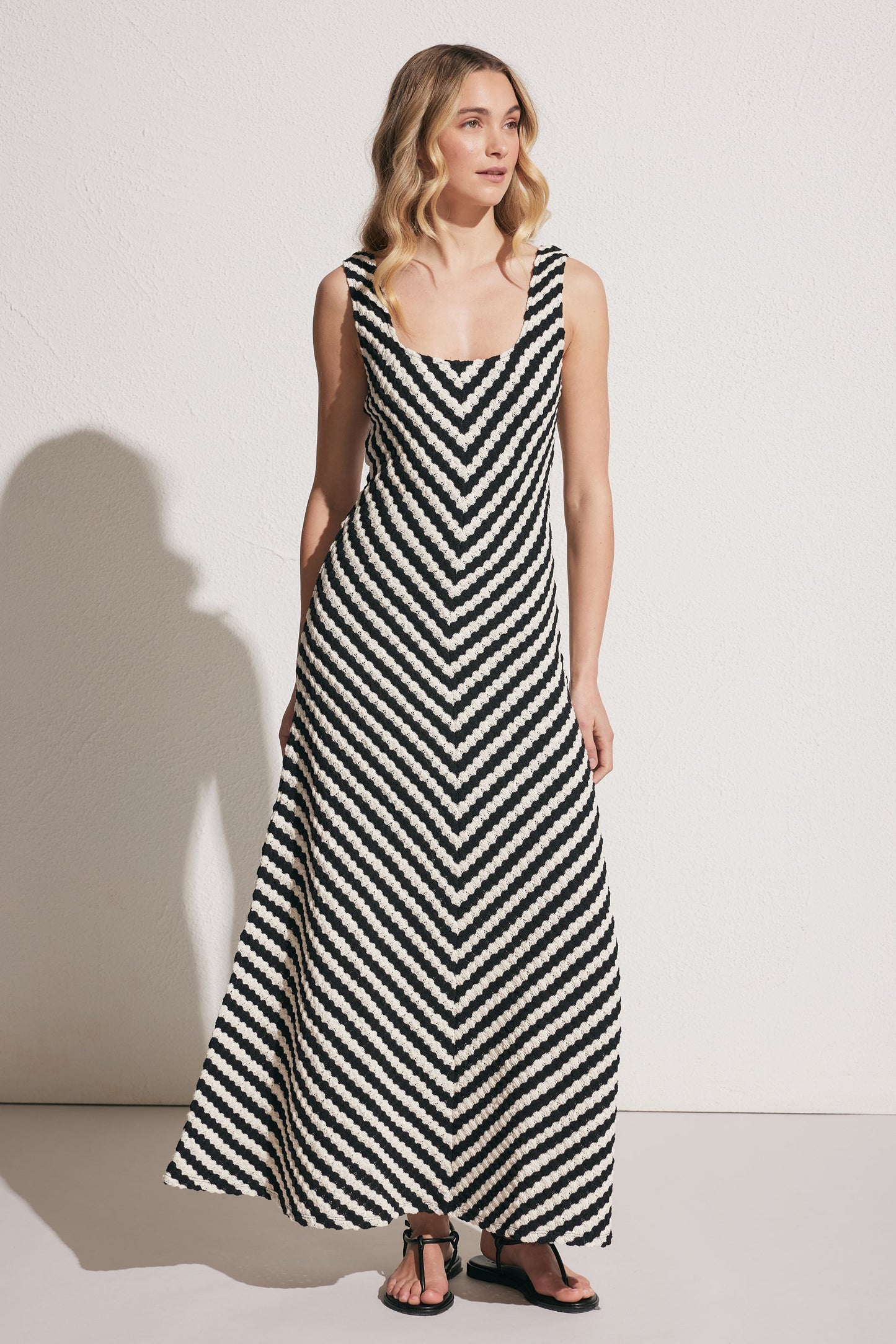 Arizona Textured Midi Dress