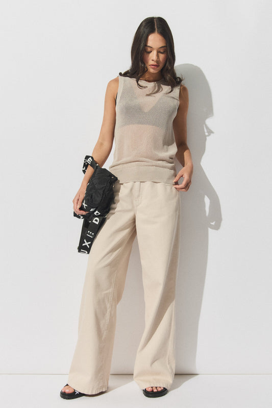 D-Luxe Open Knit Tank