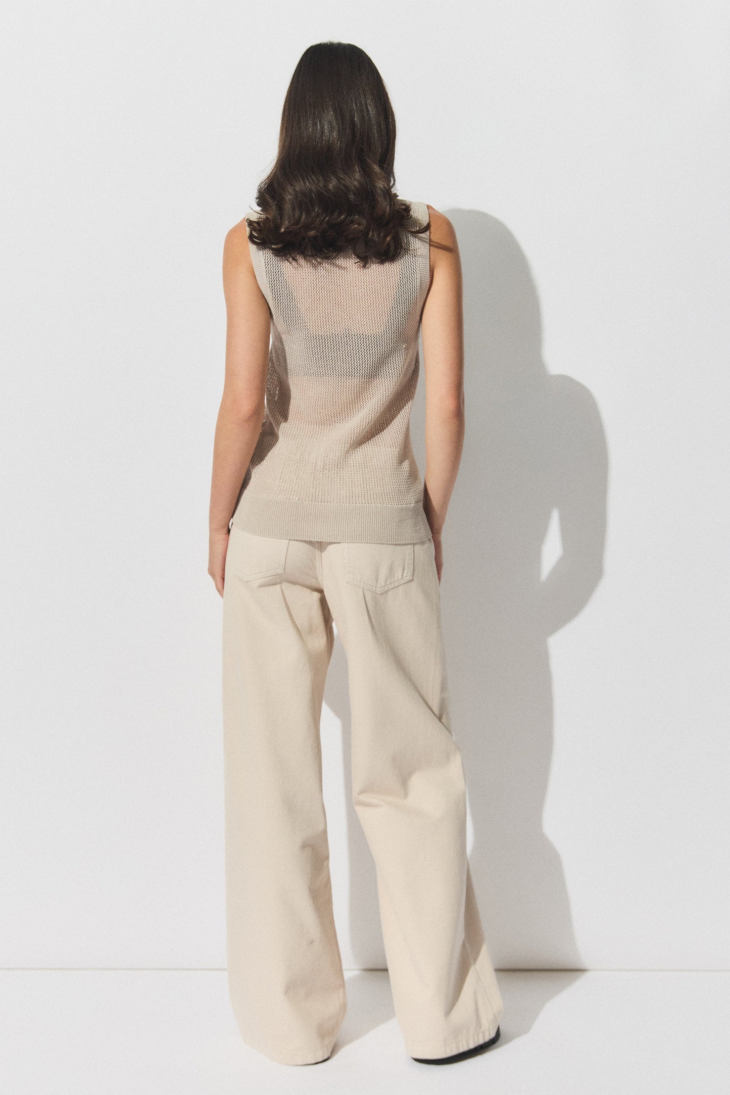 D-Luxe Open Knit Tank