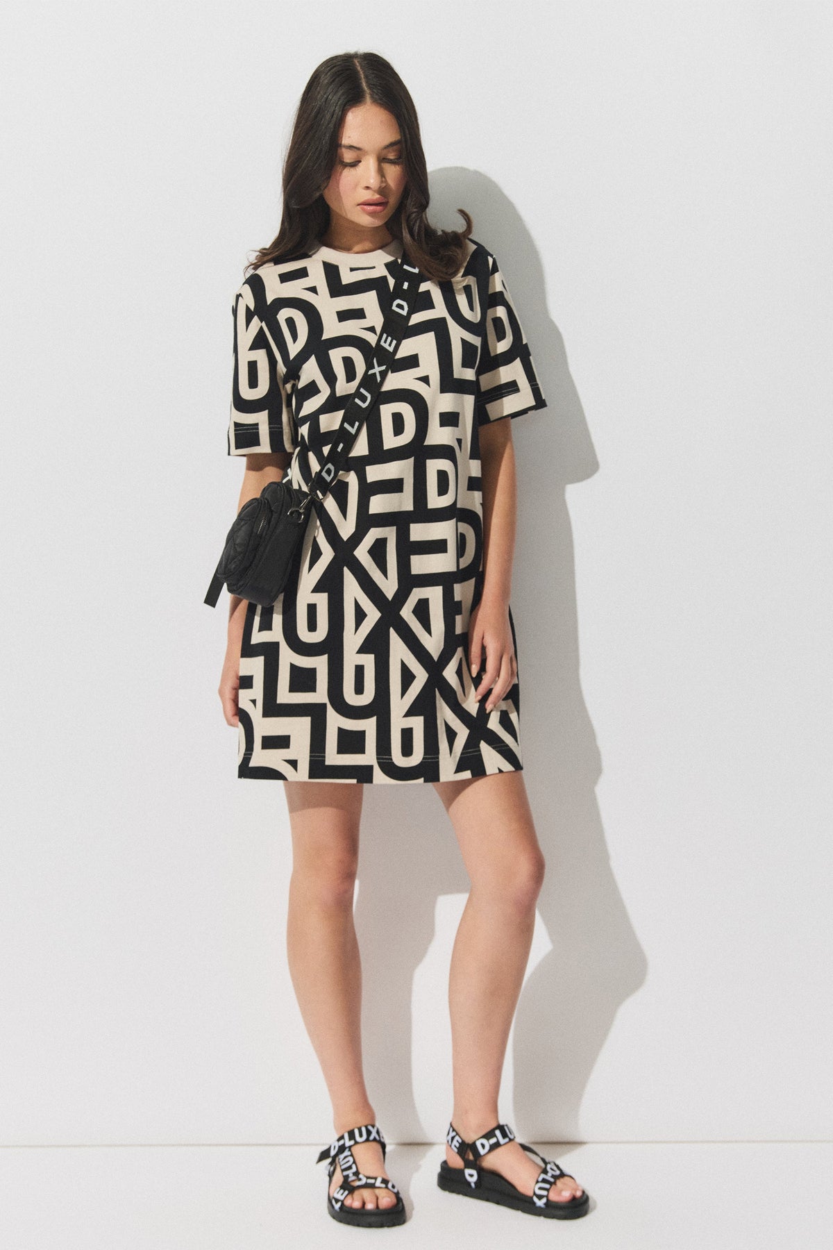 D-Luxe Logo T-Shirt Dress