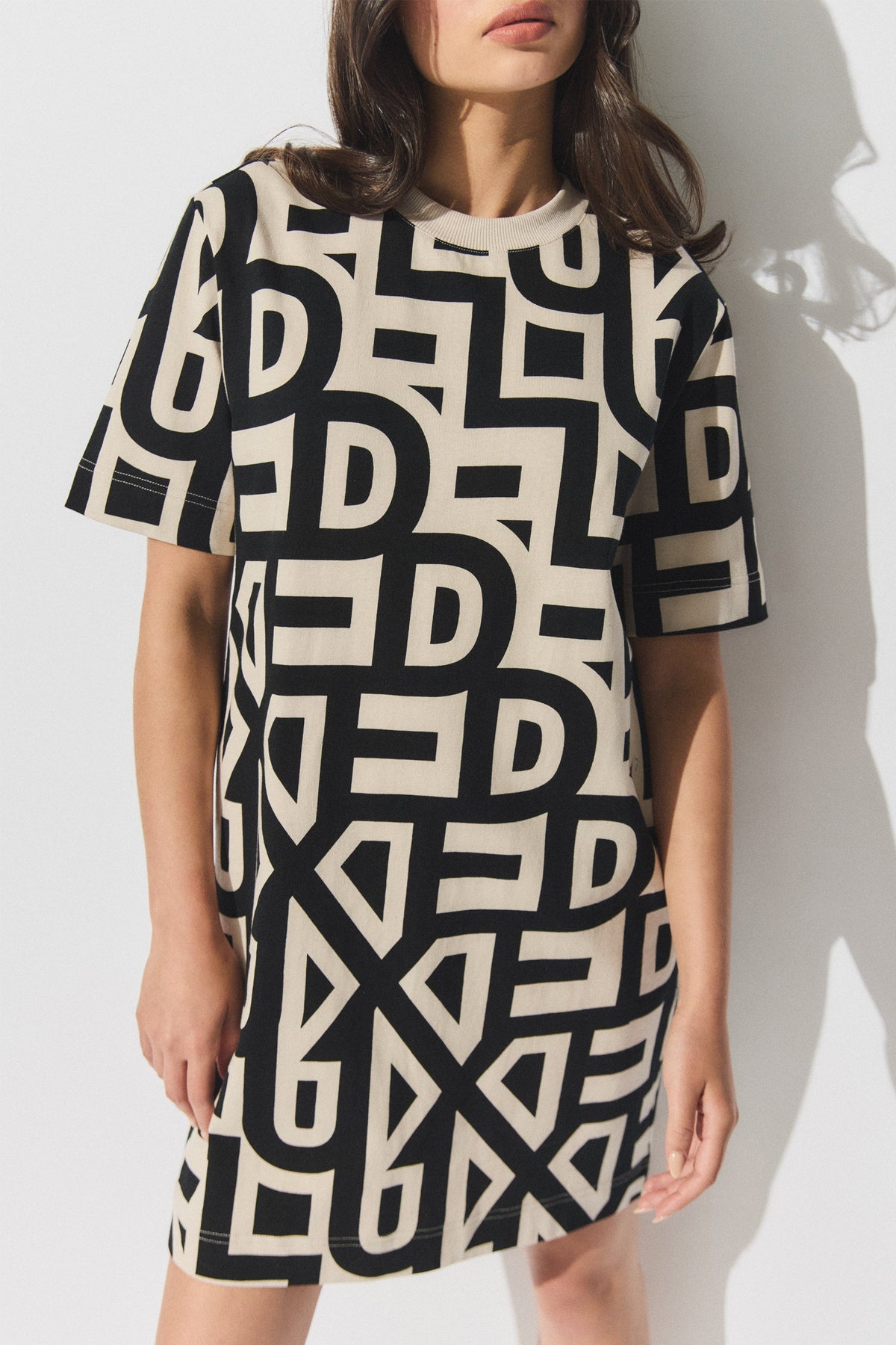 D-Luxe Logo T-Shirt Dress