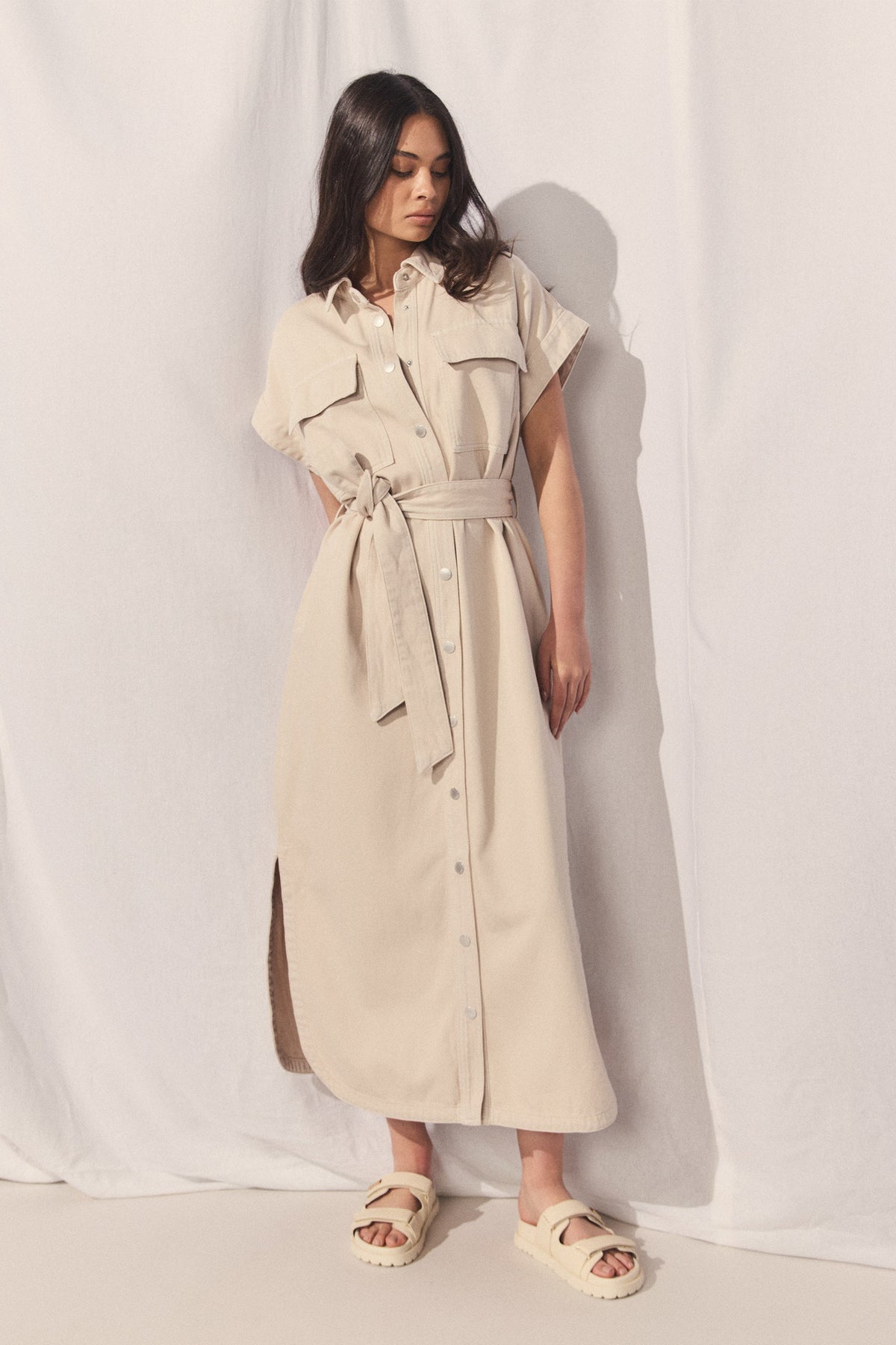 D-Luxe Denim Maxi Dress