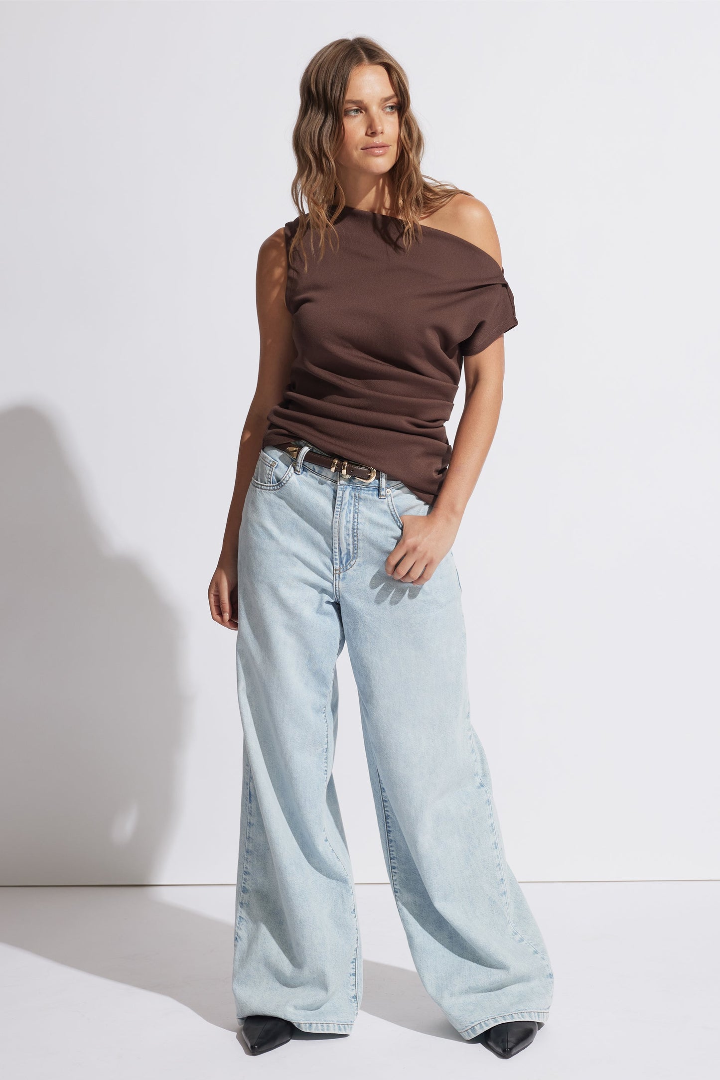 Pippa Tipped Shoulder Top
