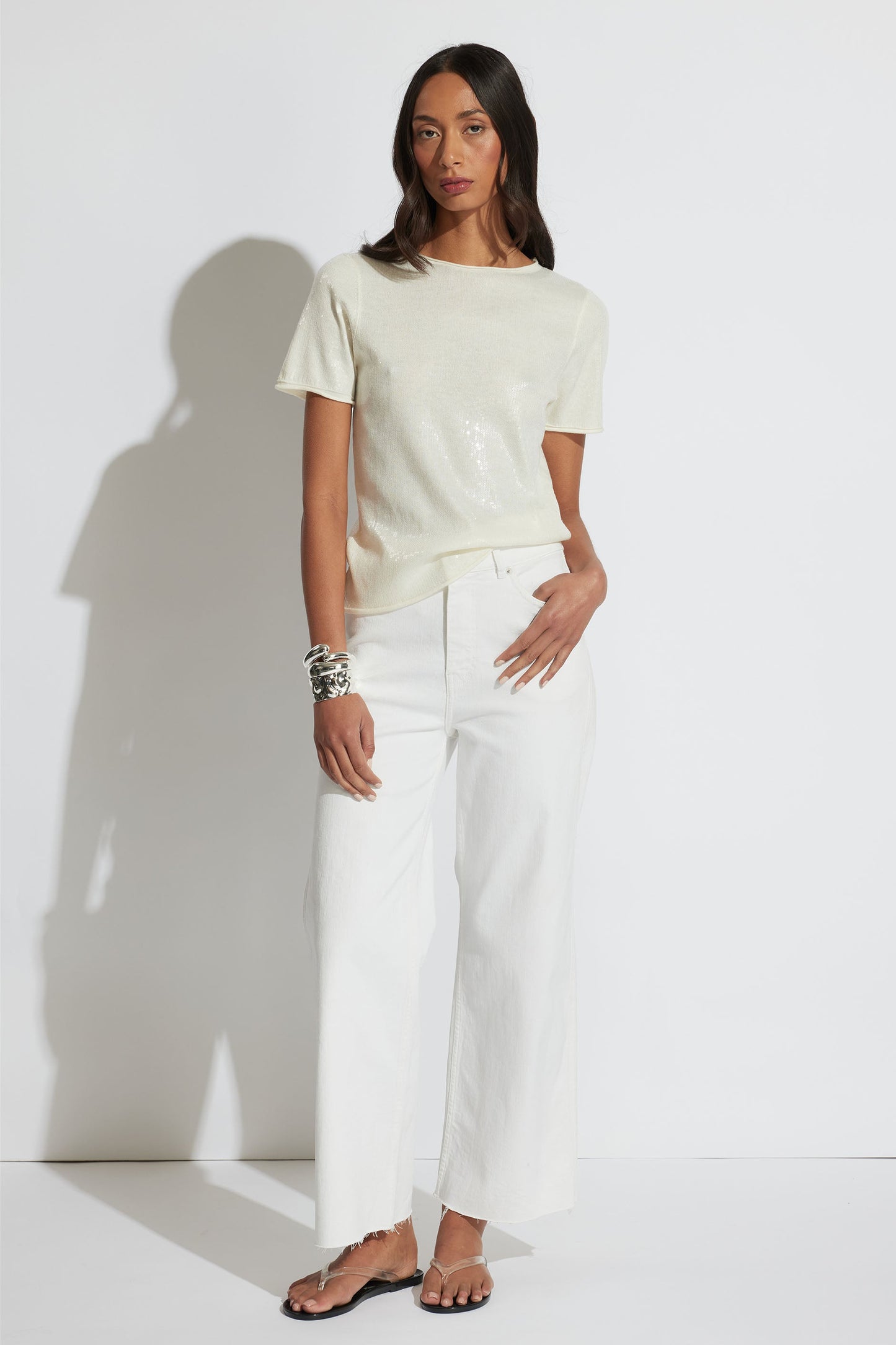Sofia Sequin Knit Tee