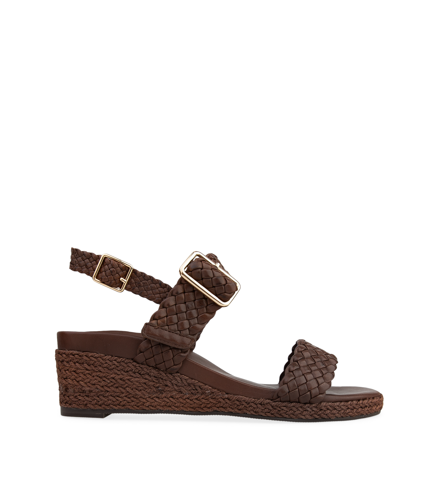 Gallito Mocha Leather Wedges