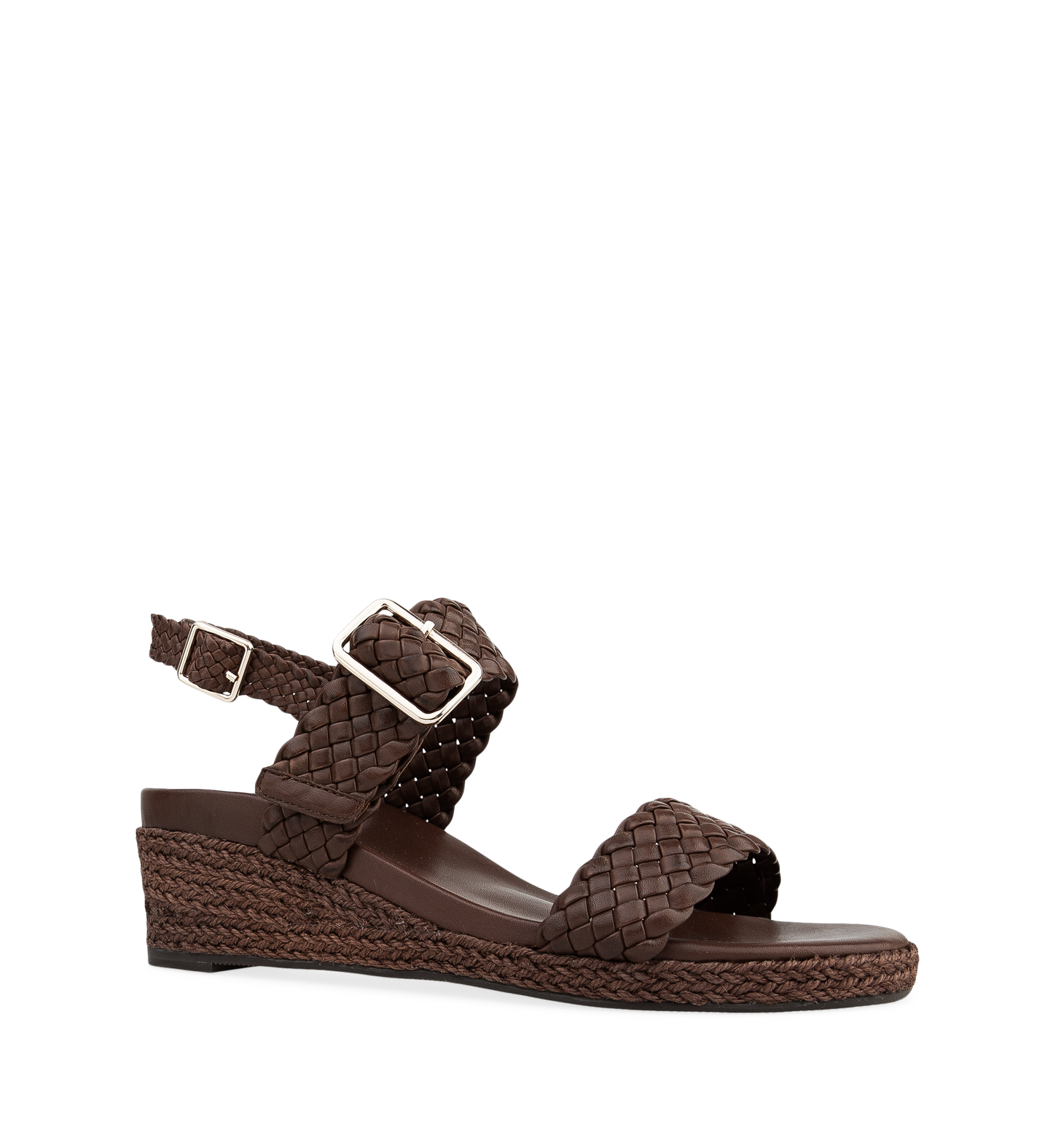 Gallito Mocha Leather Wedges