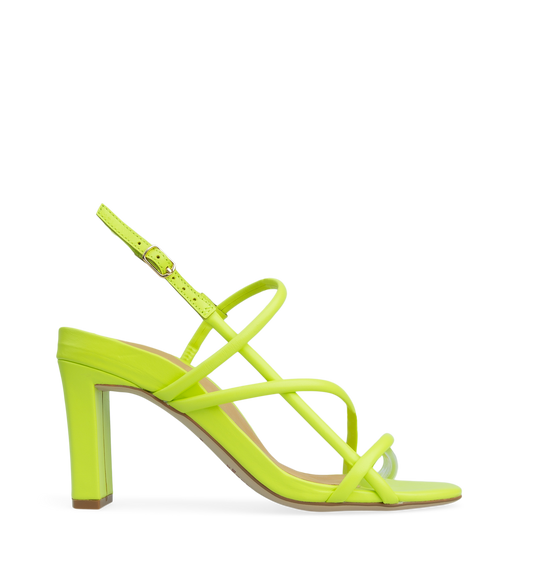 Godwit Chartreuse Leather High Heels