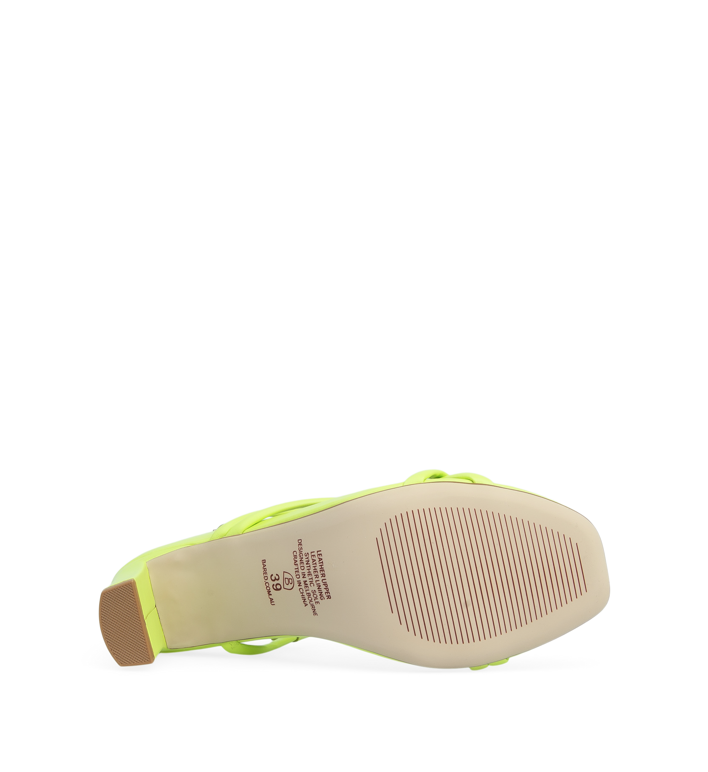 Godwit Chartreuse Leather High Heels